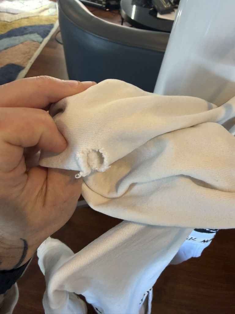 Virgil Normal White Hoodie from Virgil Normal! Hotness Size US M / EU 48-50 / 2 - 4 Thumbnail