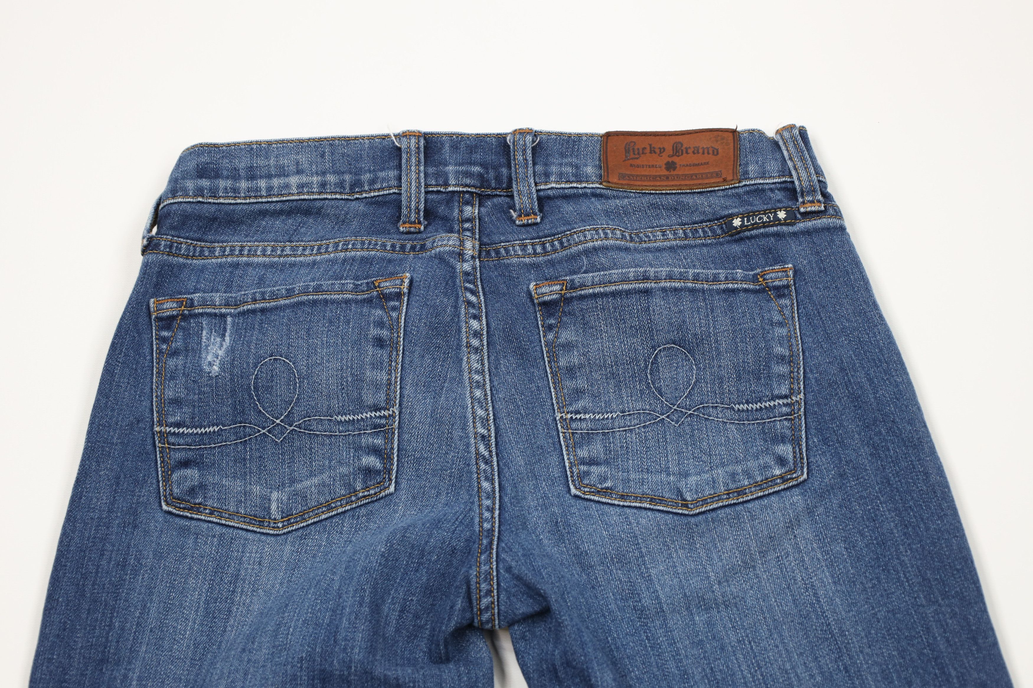 Lucky Brand × Vintage Vintage Y2K Lucky Brand Sofia Straight Leg Denim Jeans Size 27" / US 4 / IT 40 - 10 Thumbnail