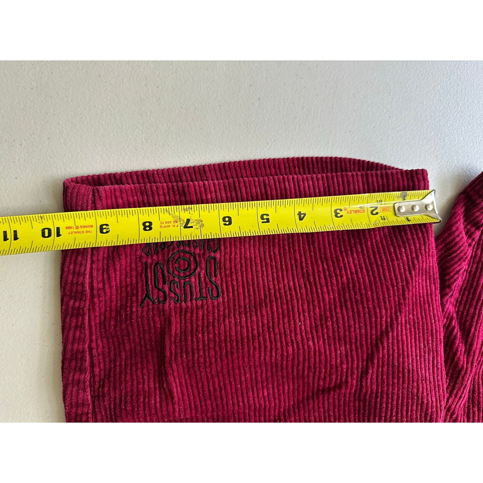 Stussy Stussy Corduroy Shorts Burgundy Red Classic Men's Size 28 Size US 28 / EU 44 - 8 Thumbnail