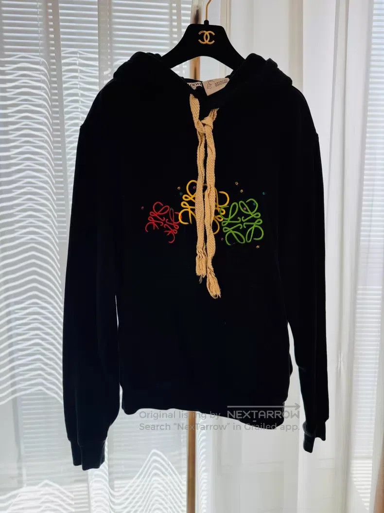 Loewe Loewe Black Hooded Sweatshirt Size XL / US 12-14 / IT 48-50 - 1 Thumbnail