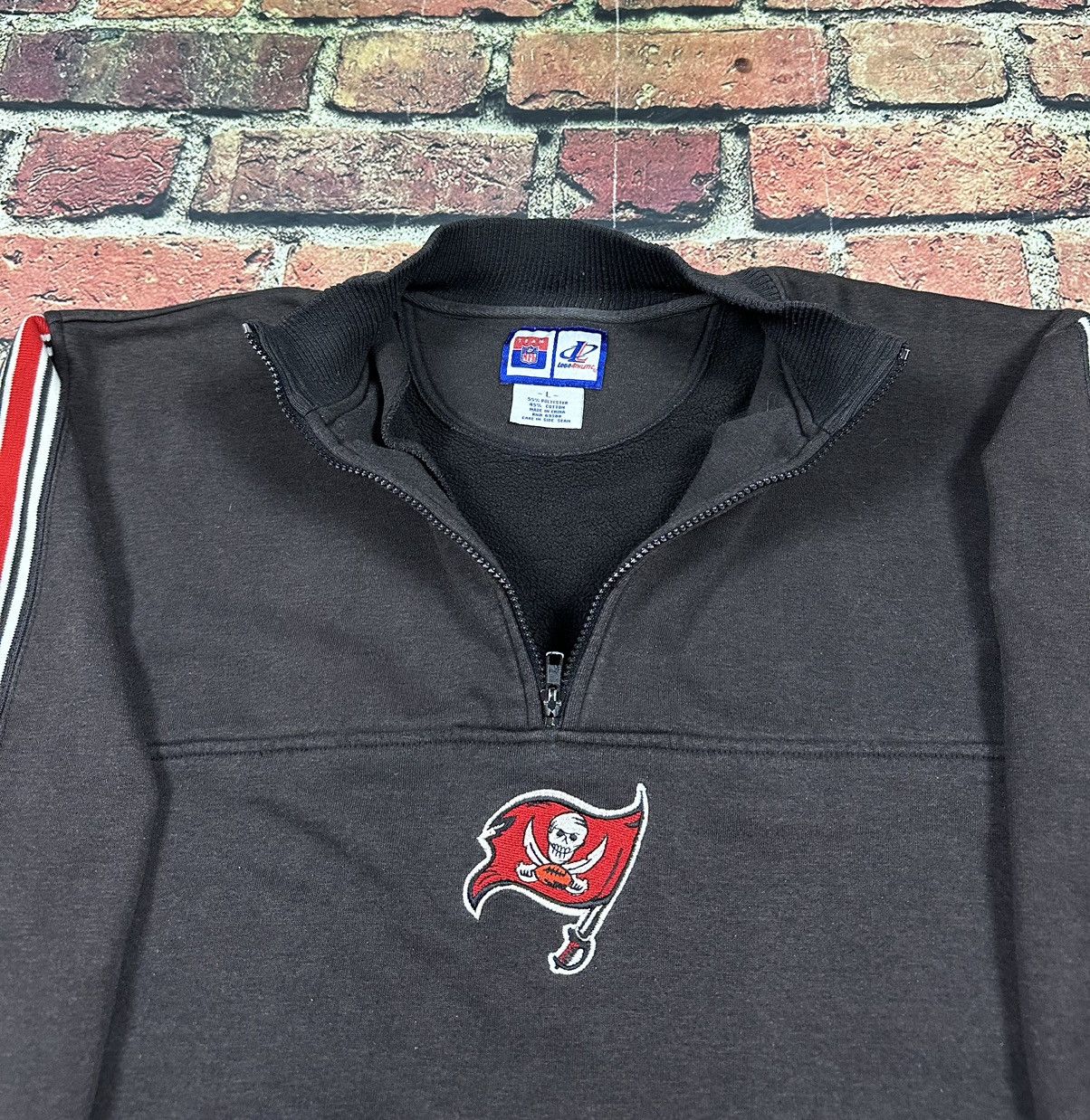 NFL Vintage 90s Tampa Bay Buccaneers Sweatshirt 1/4 Zip Size US L / EU 52-54 / 3 - 6 Thumbnail