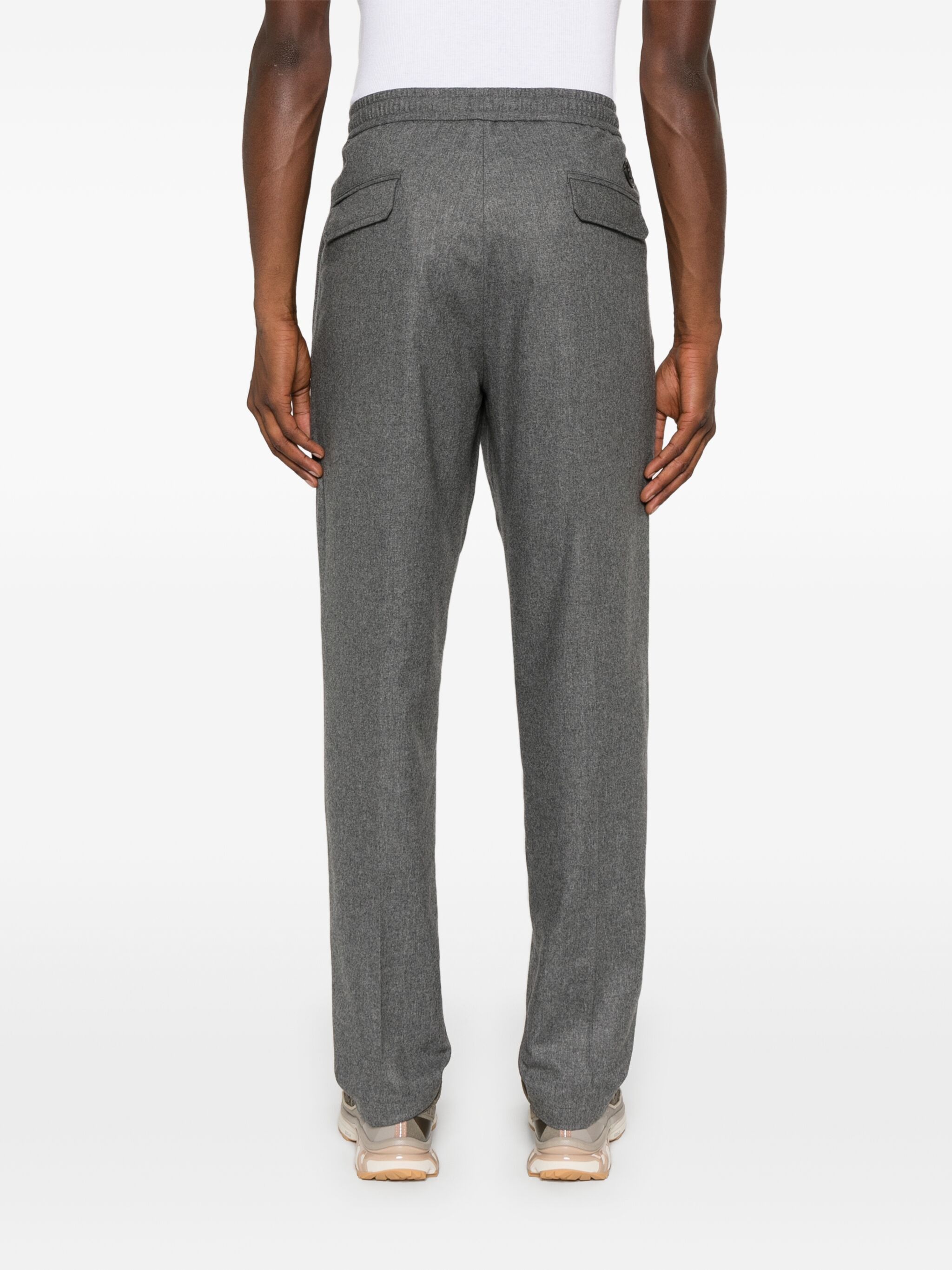 Moncler o1s22i1n1124 Cashmere Blend Pant in Grey Size US 34 / EU 50 - 4 Thumbnail
