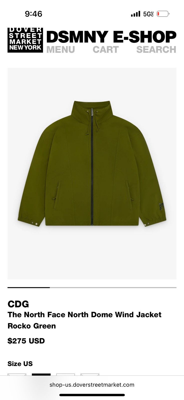 Comme des Garcons × The North Face CDG x TNF Dome Wind Jacket Size US M / EU 48-50 / 2 - 6 Thumbnail