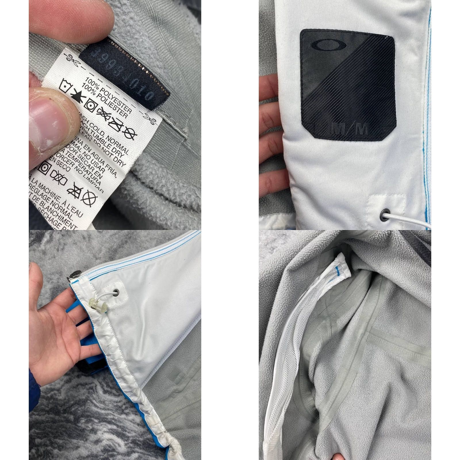 Oakley VINTAGE Oakley Jacket Mens Size M Blue SoftShell Size US M / EU 48-50 / 2 - 9 Thumbnail