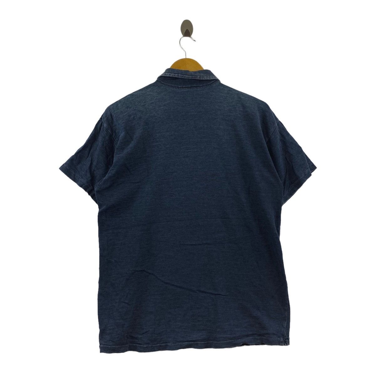 45rpm × Japanese Brand × Vintage Vintage 45RPM STUDIO Japanese Brand Collar Button Up Indigo Size US M / EU 48-50 / 2 - 3 Thumbnail