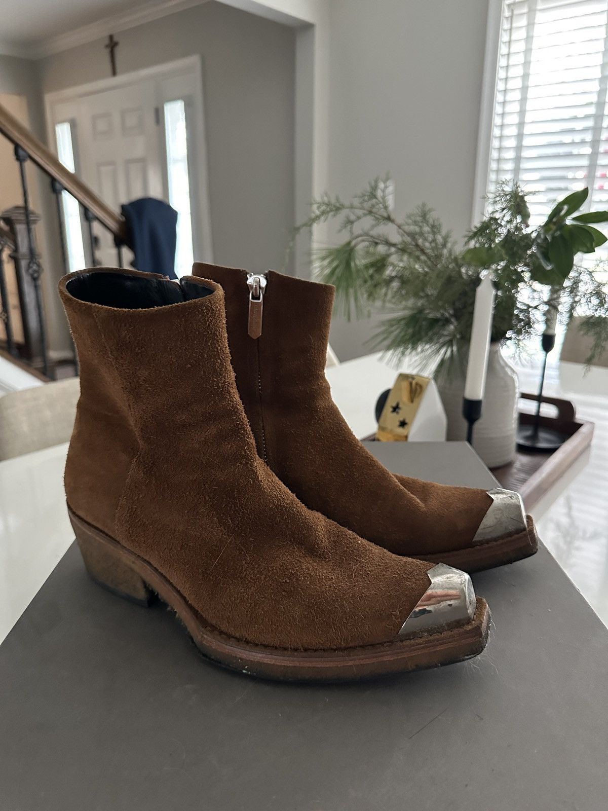 Calvin Klein 205W39NYC Raf Simons 205W39NYC Suede Boot Size US 8 / EU 41 - 1 Thumbnail
