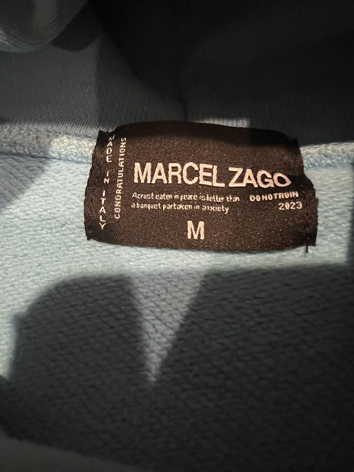 Marcel Zago Steakle V1 Blue Hoodie | Marcel Zago Size US M / EU 48-50 / 2 - 5 Thumbnail