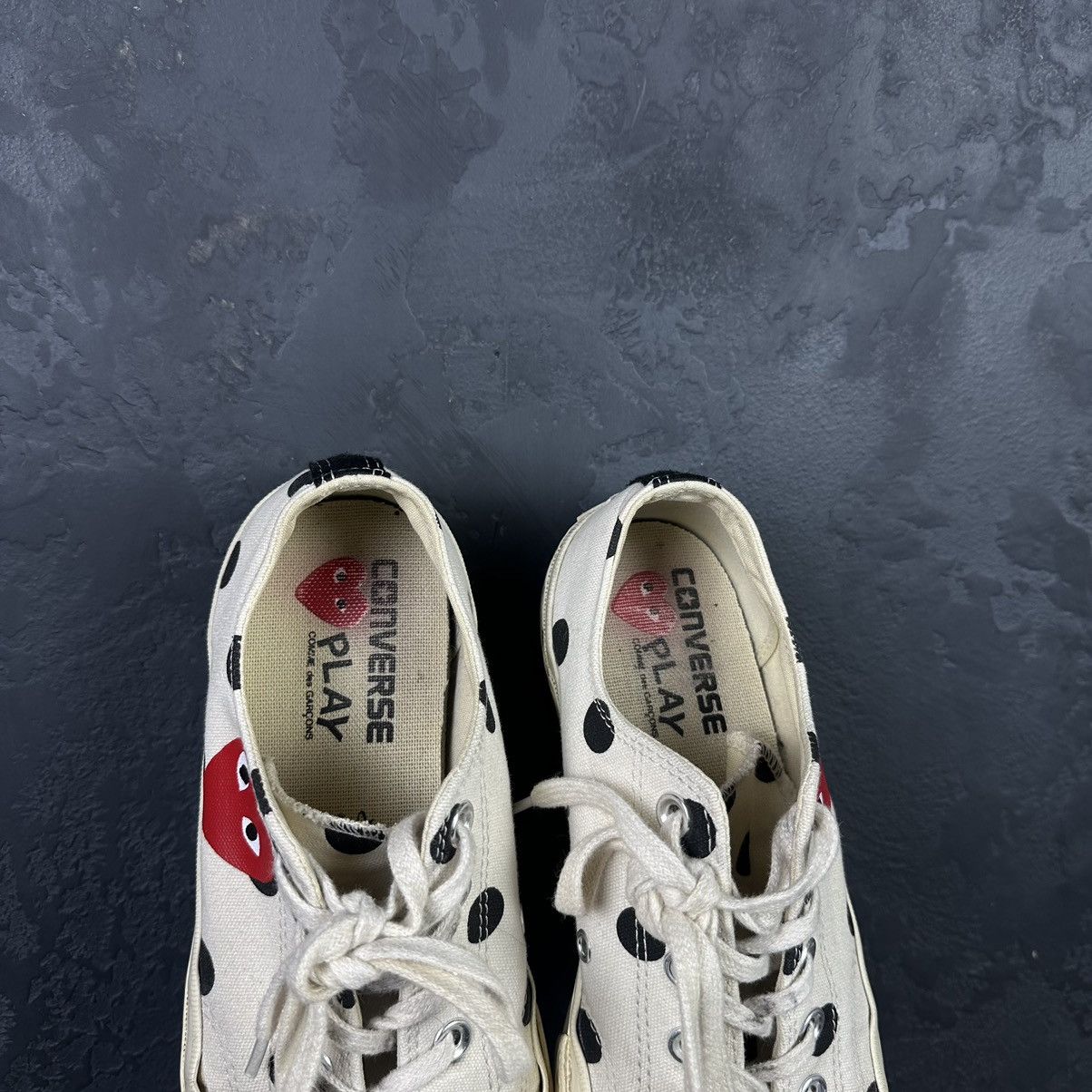 Comme des Garcons × Converse Play Converse x Comme des Garçons Chuck Low "Polka Dot" Size US 7 / EU 40 - 7 Thumbnail