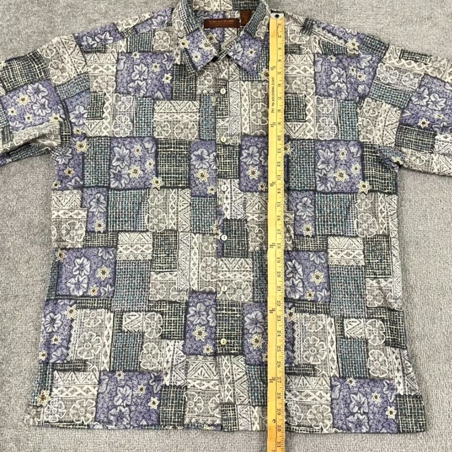 Tori Richard Tori Richard Shirt Men's XL Multicolor Hawaiian Floral Tropical Camp Button-Up Size US XL / EU 56 / 4 - 3 Thumbnail