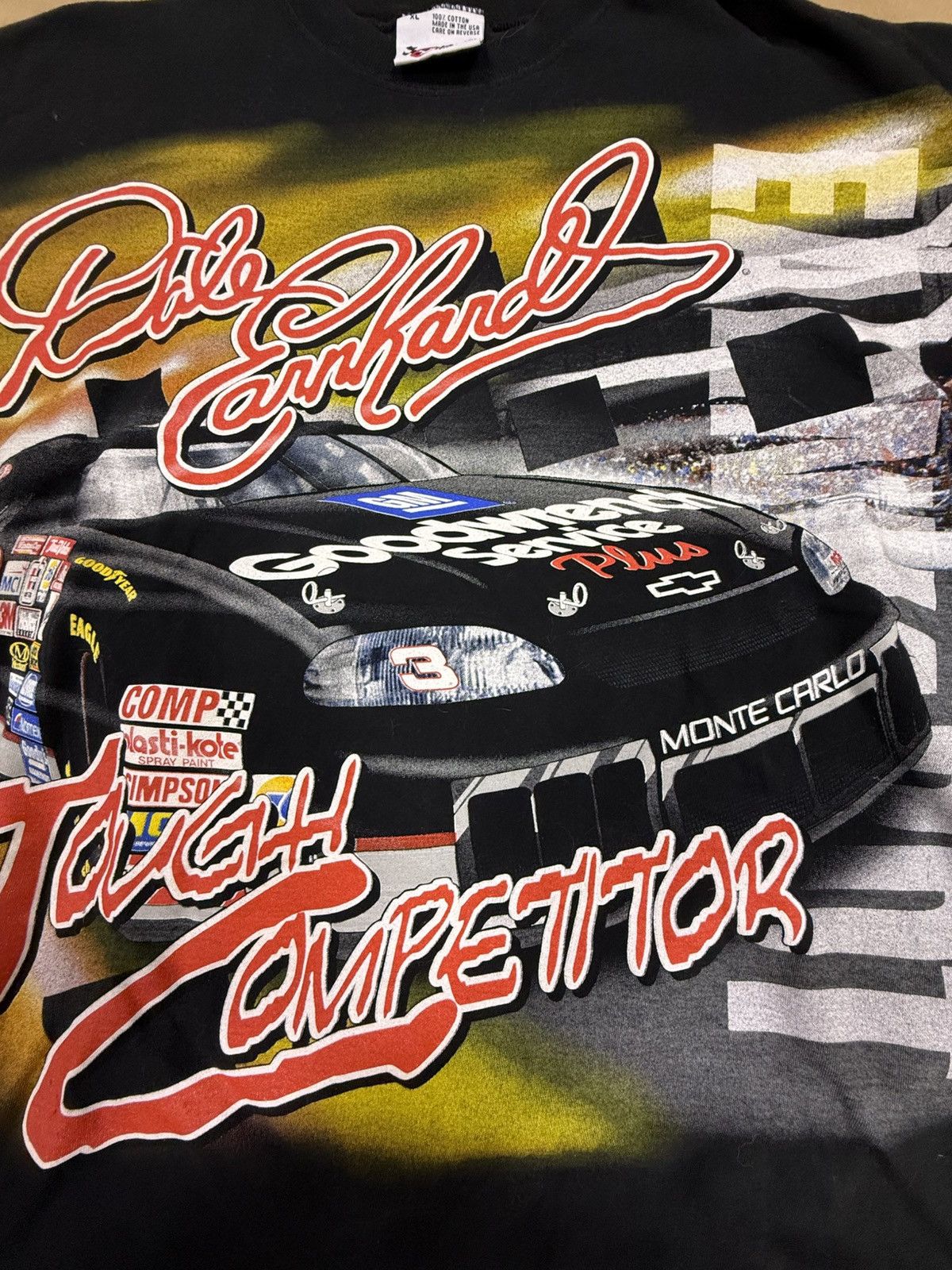 Chase Authentics Vtg Dale Earnhardt AOP Shirt Size US XL / EU 56 / 4 - 3 Thumbnail
