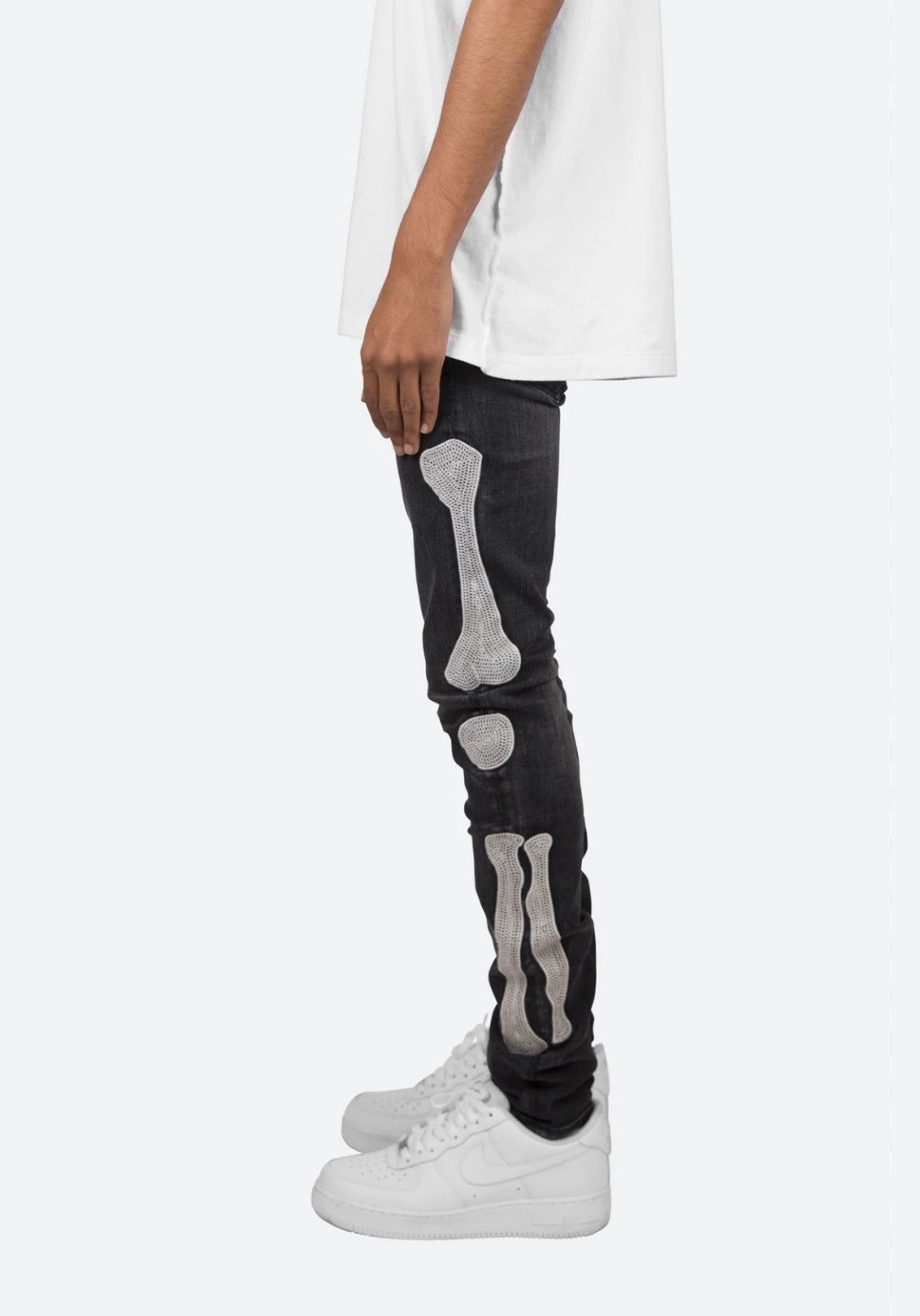 MNML BONE DENIM JEANS