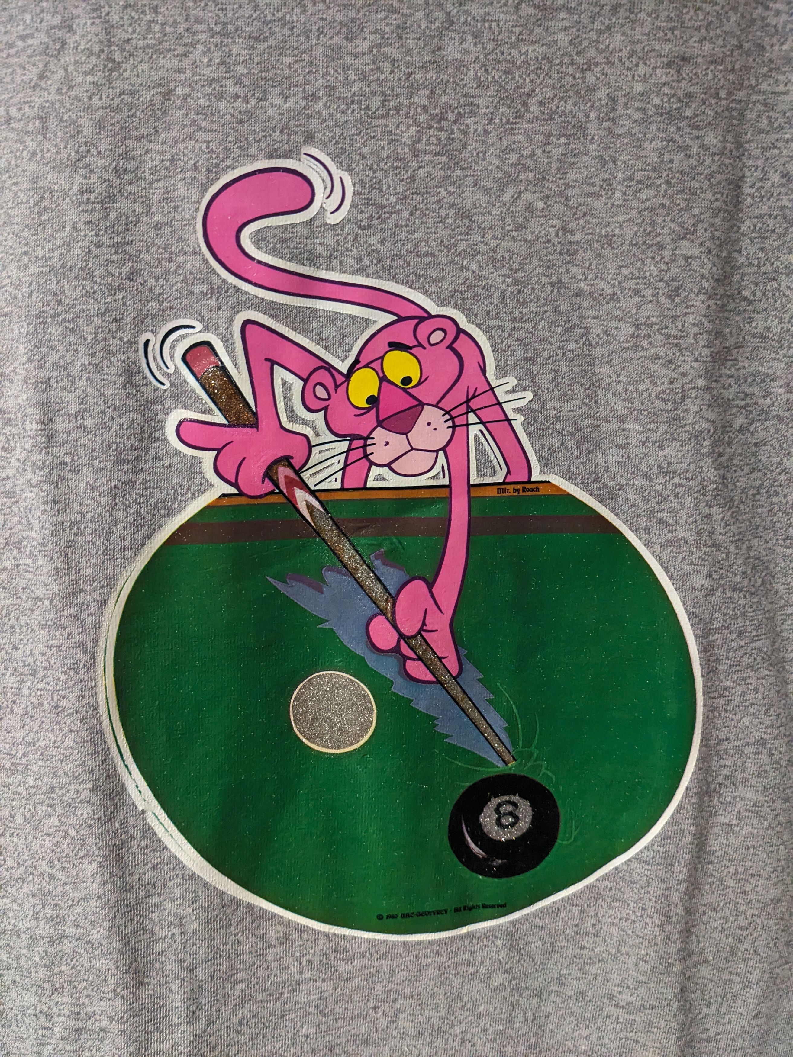 Cartoon Network × Vintage Vintage 1980 Pink Panther Cartoon Network Pool T-Shirt Size US M / EU 48-50 / 2 - 2 Thumbnail