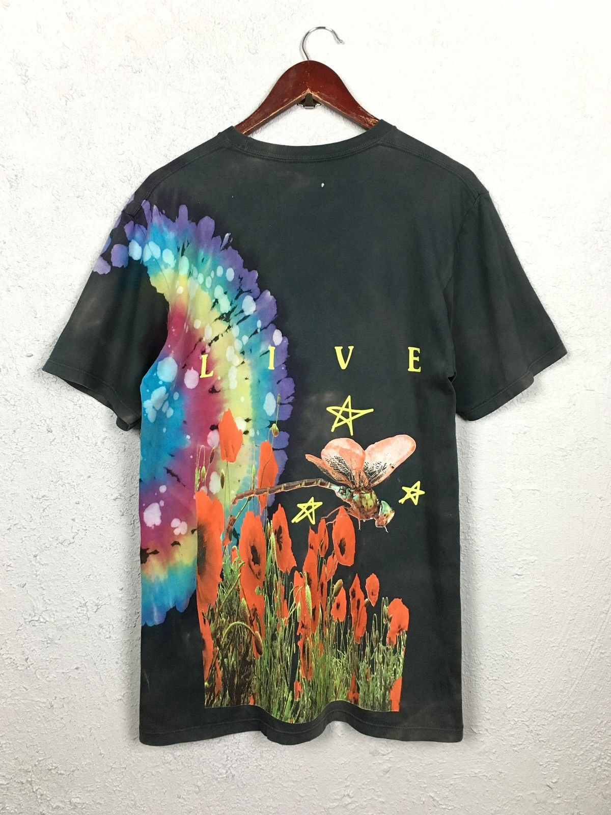 Band Tees × Travis Scott tshirt ASTROWORLD Travis Scott Wish You Were Here Tie-Dye Size US M / EU 48-50 / 2 - 2 Thumbnail
