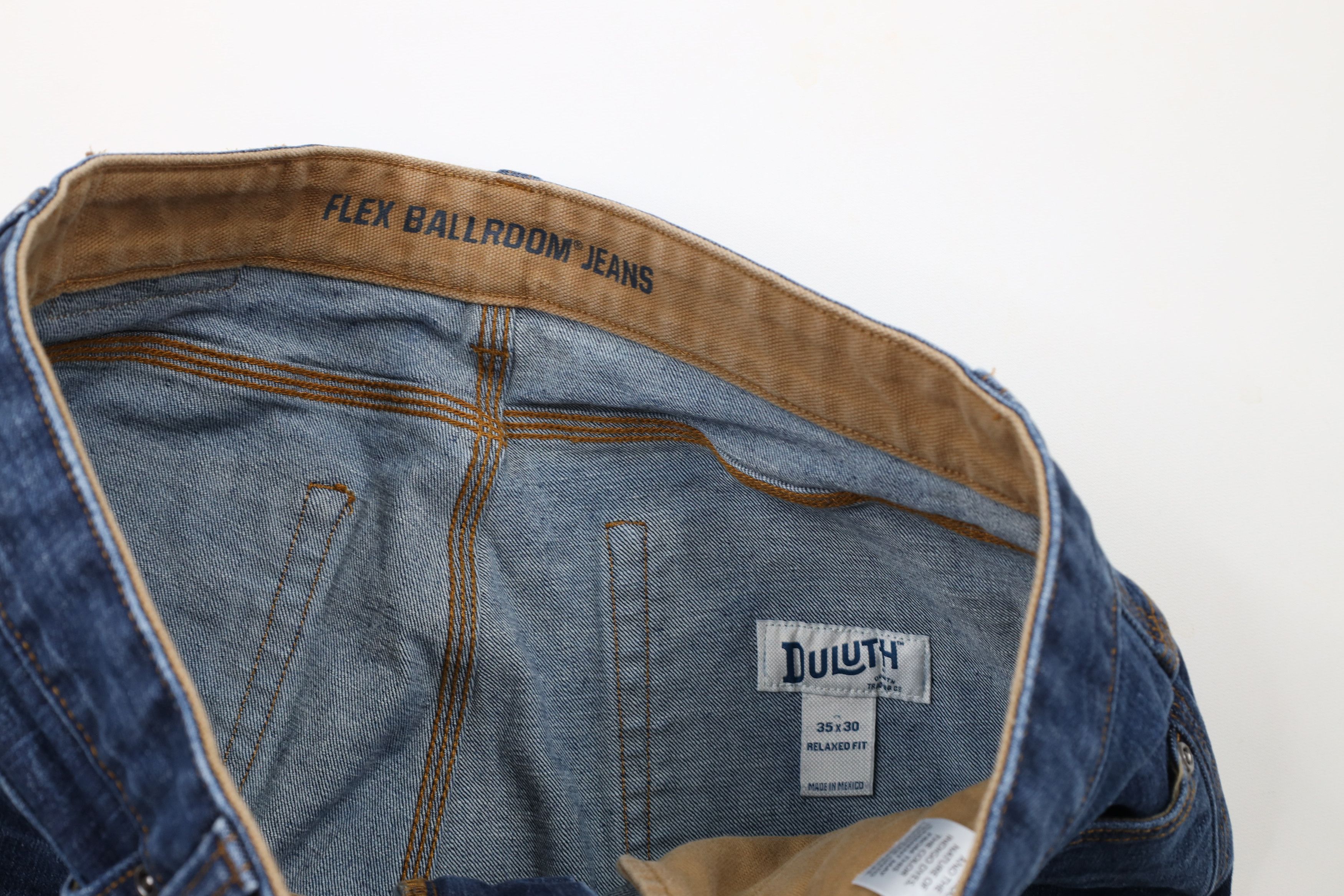 Duluth Trading Company × Vintage Duluth Trading Co Fire Hose Relaxed Fit 5 Pocket Jeans Size US 35 - 5 Thumbnail