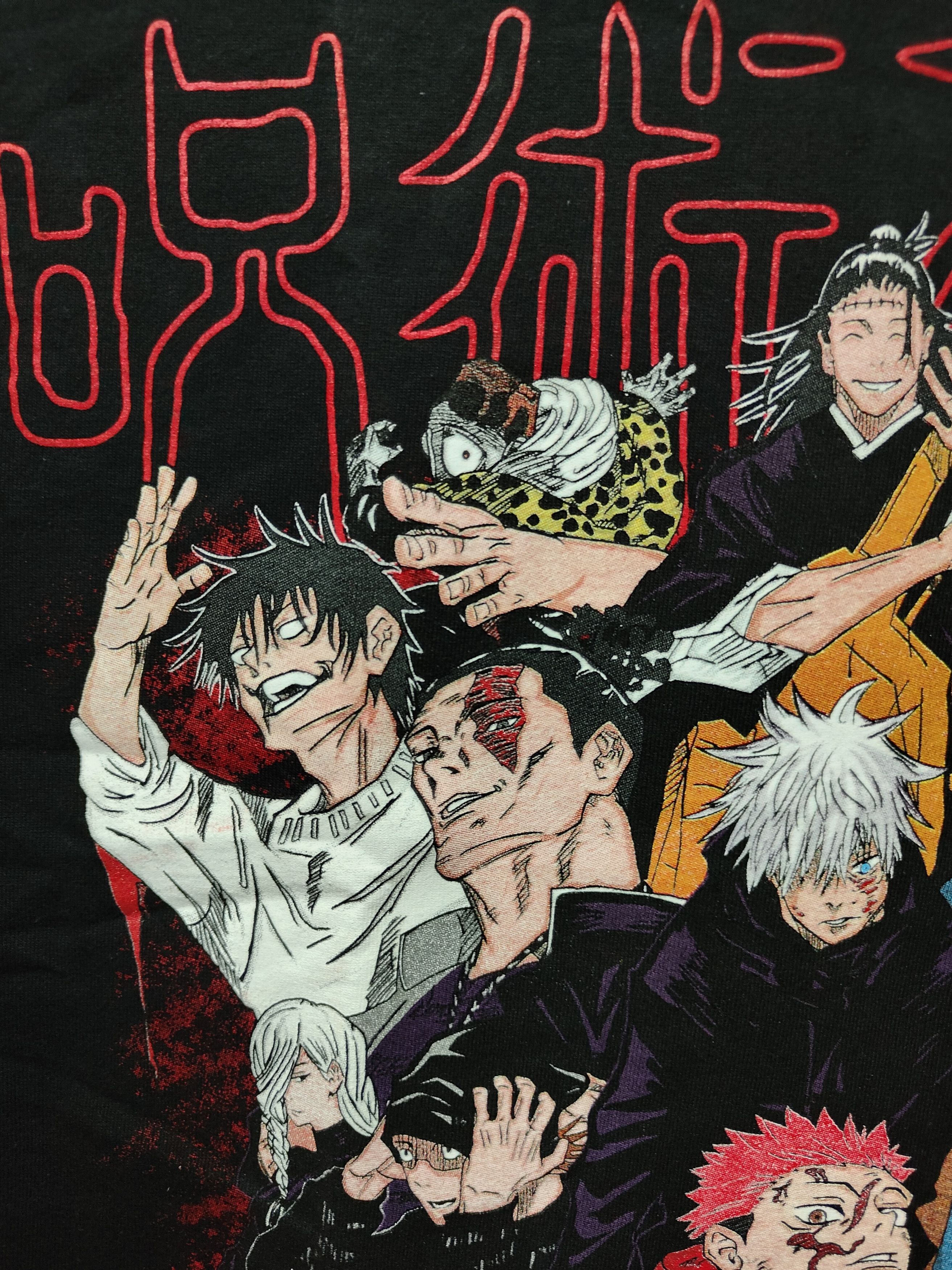 Anime Jujutsu Kaisen Shibuya Arc T-shirt Size US XL / EU 56 / 4 - 6 Thumbnail