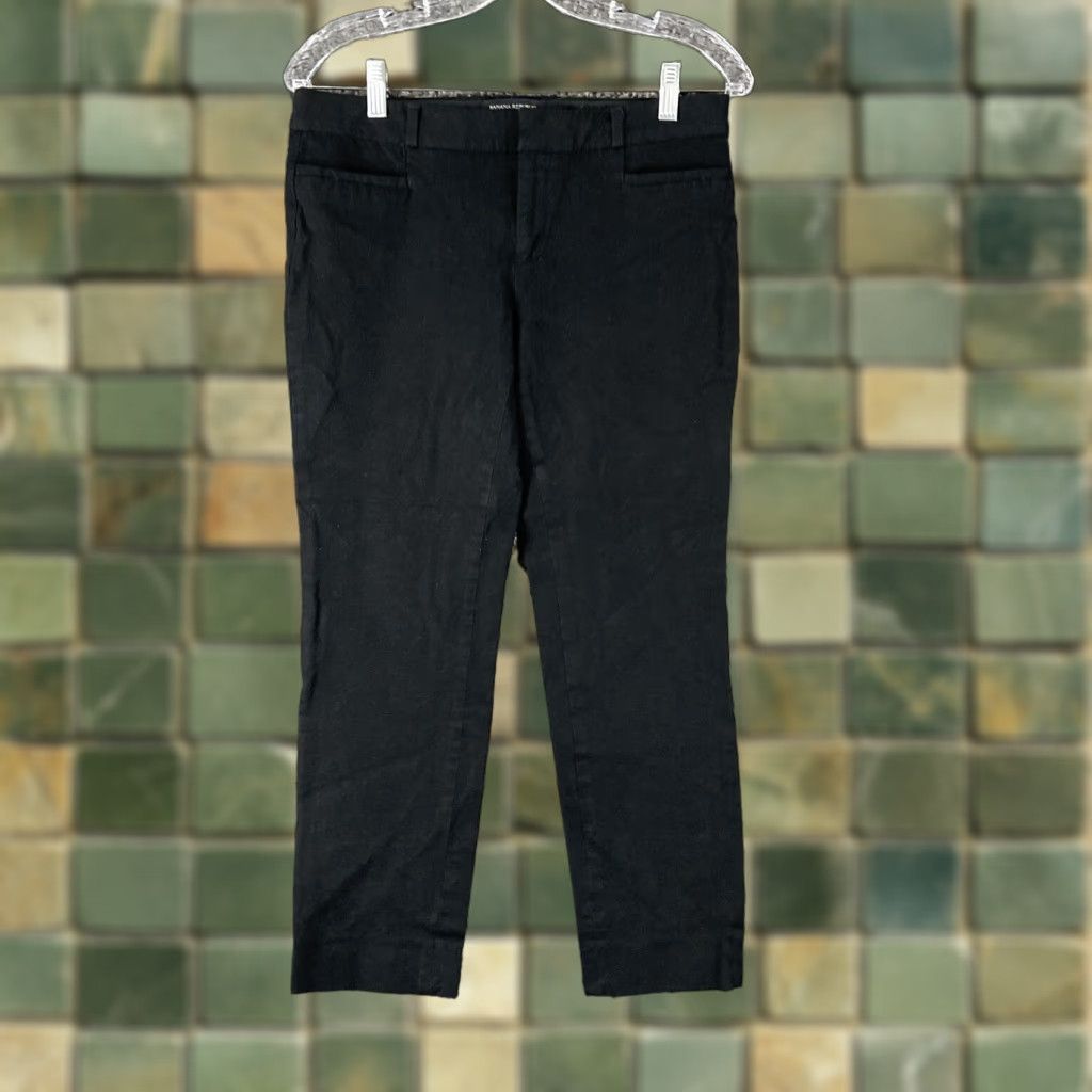 Banana Republic Banana Republic Sloan Fit Black Pants Women’s 6 - Black, Pants, Women, 6, Sloan, Ankle Size 28" / US 6 / IT 42 - 1 Thumbnail