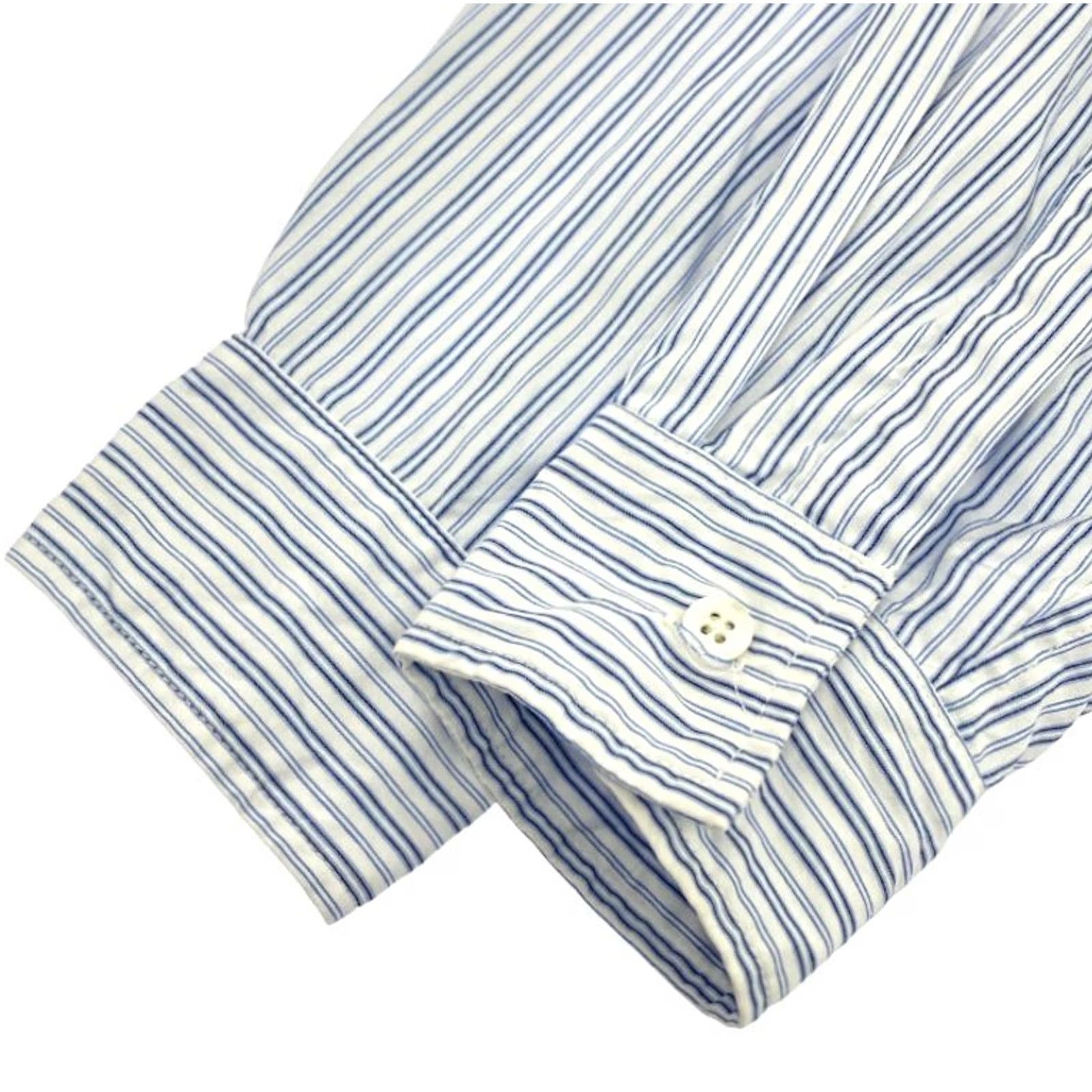 Kapital KAPITAL Blue Cotton Striped Bow Tie Shirt Long Sleeve Size 1 Button-Up Mens Casual Used Size US XS / EU 42 / 0 - 4 Thumbnail