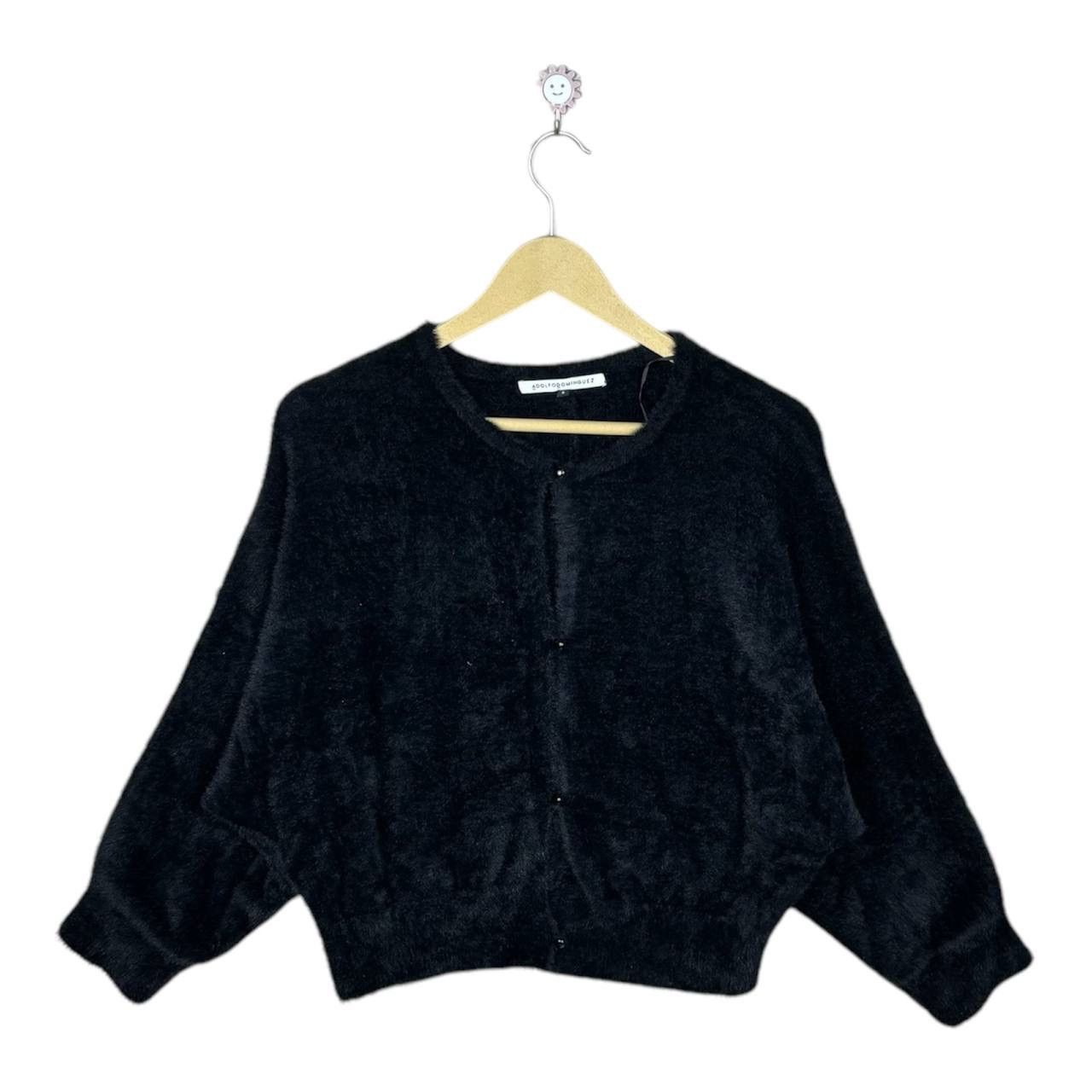 Adolfo Dominguez Adolfo Dominguez Faux Fur Black Jacket Button Size US S / EU 44-46 / 1 - 1 Thumbnail