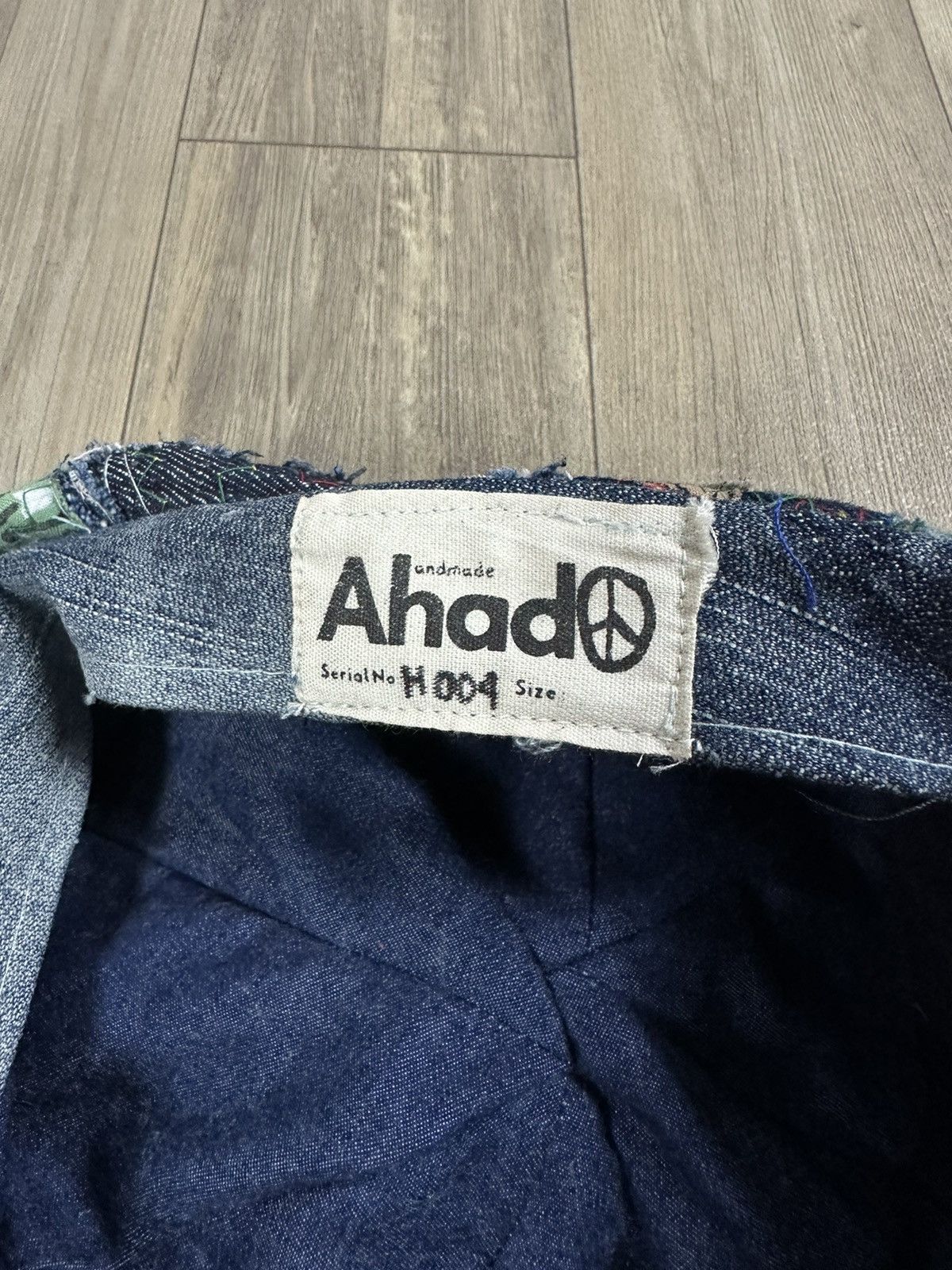 Art Comes First Custom Made Distressed Denim Paisley Patchwork Newsboy hats Size ONE SIZE - 7 Thumbnail