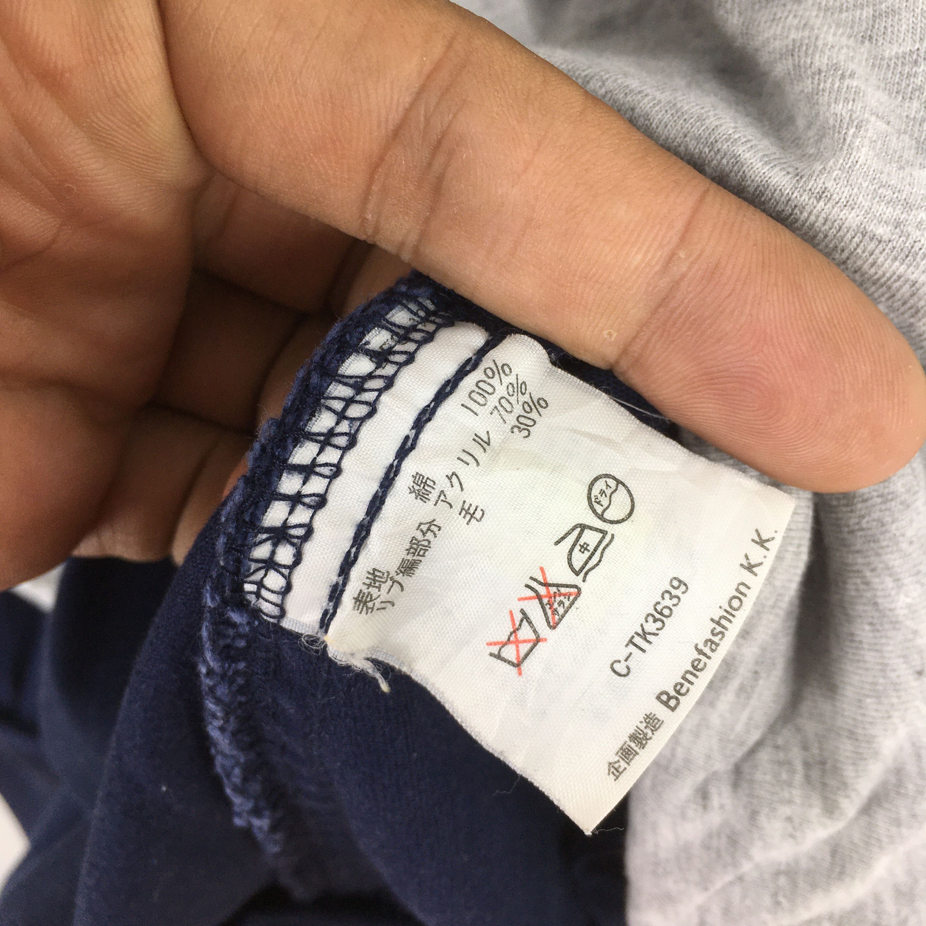 Benetton Vintage Benetton Formula 1 Embroidery Blue Cotton Jacket L Size US L / EU 52-54 / 3 - 8 Thumbnail