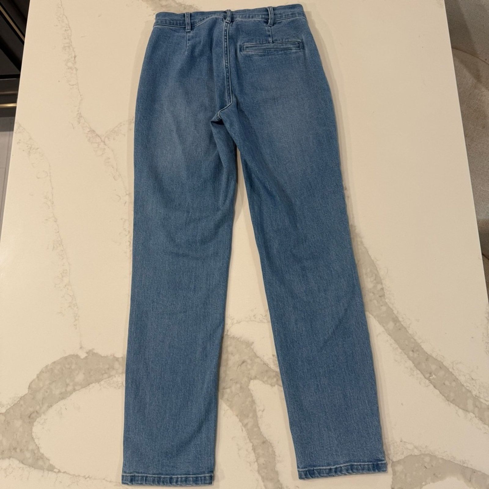 J.McLaughlin J. McLaughlin Yara Straight Tapered Leg Denim Jeans Womens 0 Size 25" / US 0 / IT 36 - 7 Thumbnail