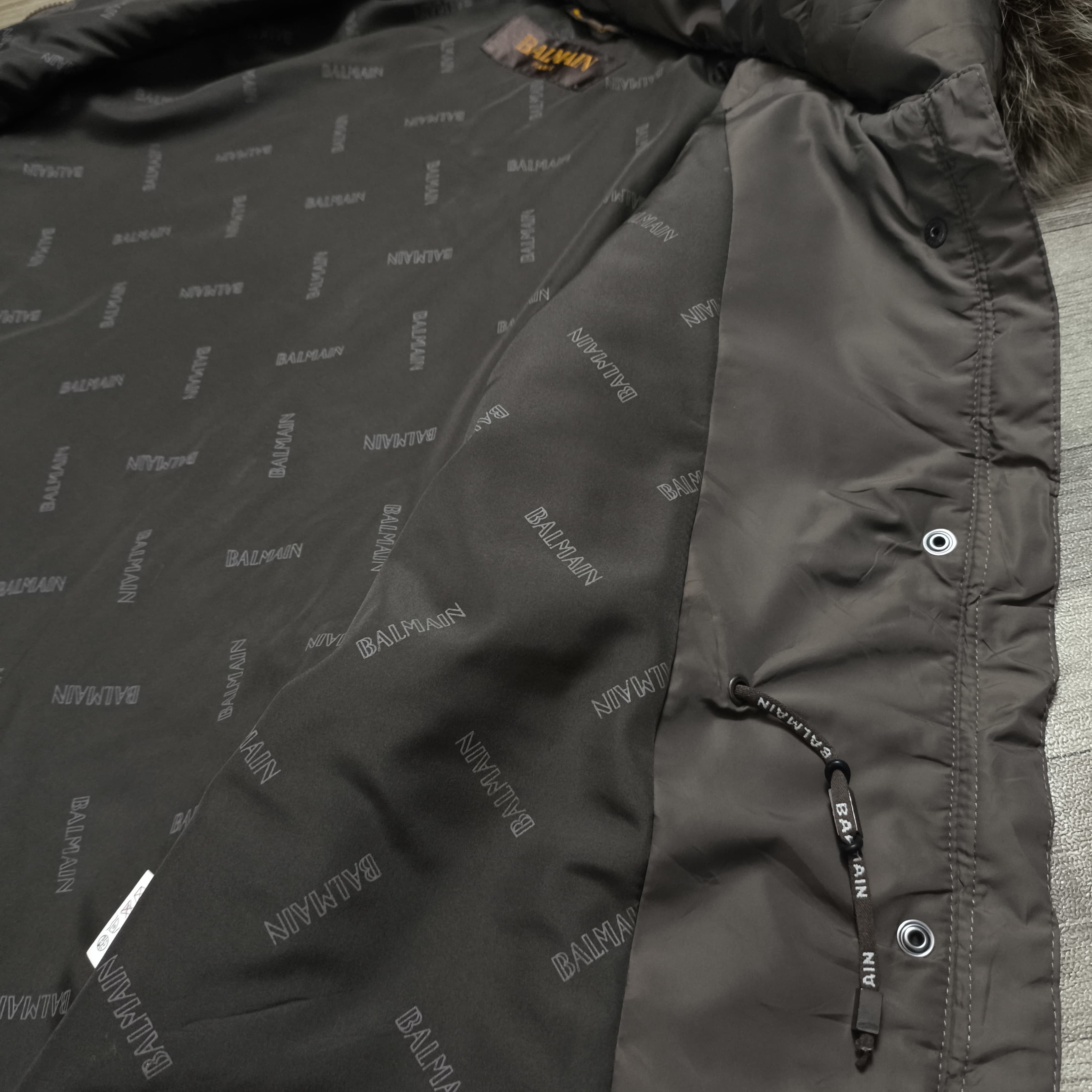 Saint Laurent Paris Balmain Paris Detachable Racoon Fur Jacket Size US L / EU 52-54 / 3 - 14 Thumbnail