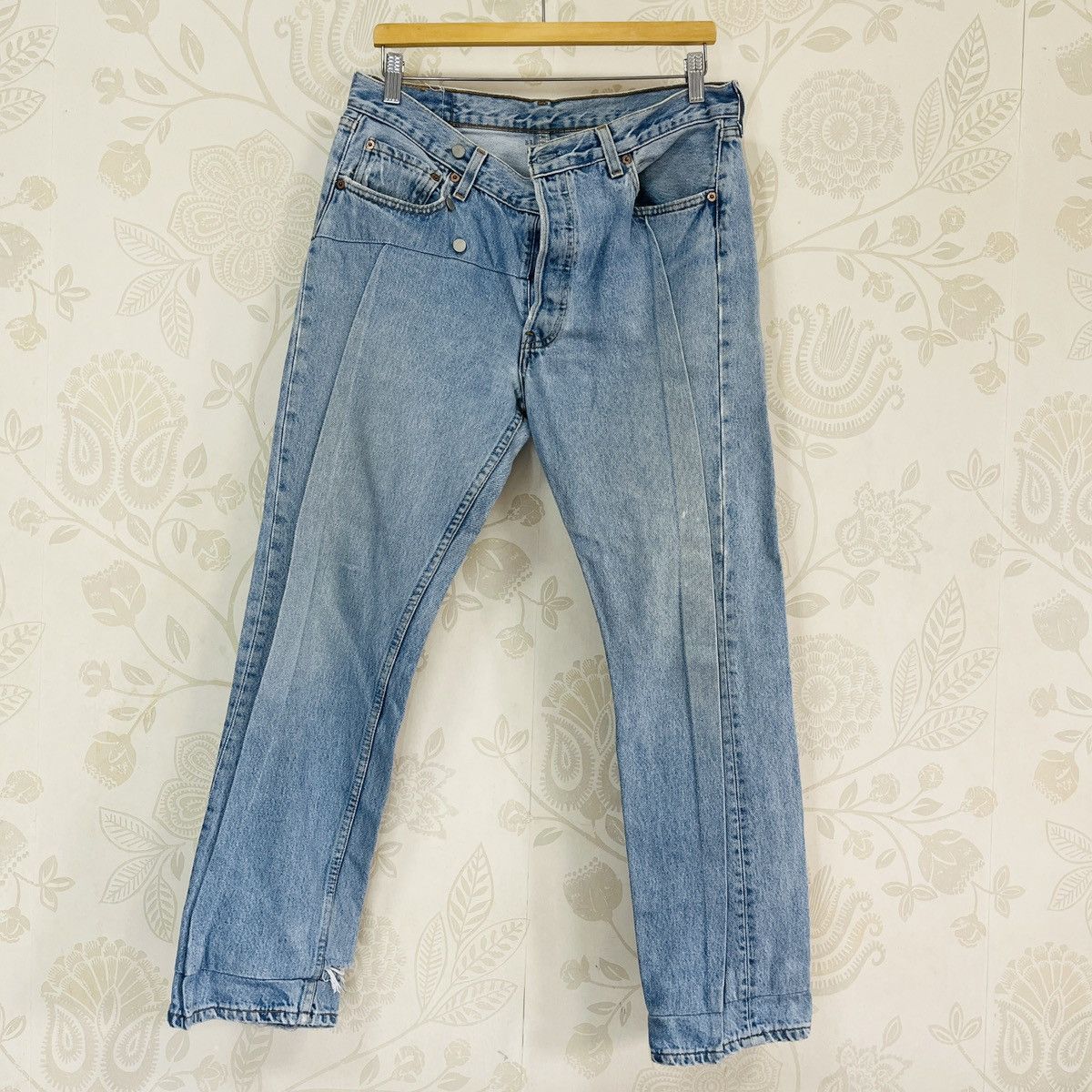 Levi's × Vintage Tokyo Ripper X Levis Distressed Jeans Size US 33 - 4 Thumbnail