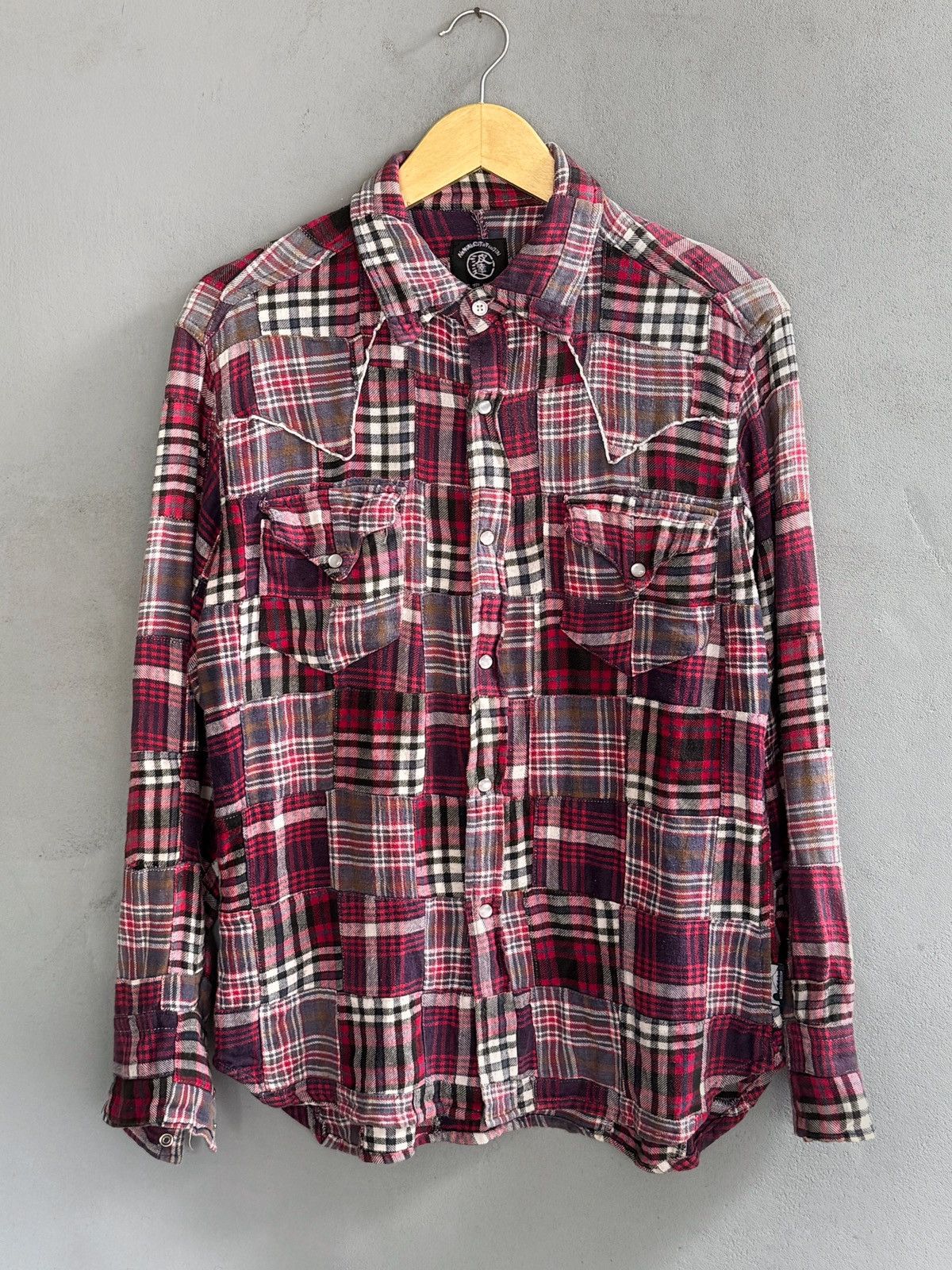 Beauty Beast × If Six Was Nine × Japanese Brand Westren Naminoritatsujin Patchwork Kapital Style Size US L / EU 52-54 / 3 - 1 Thumbnail