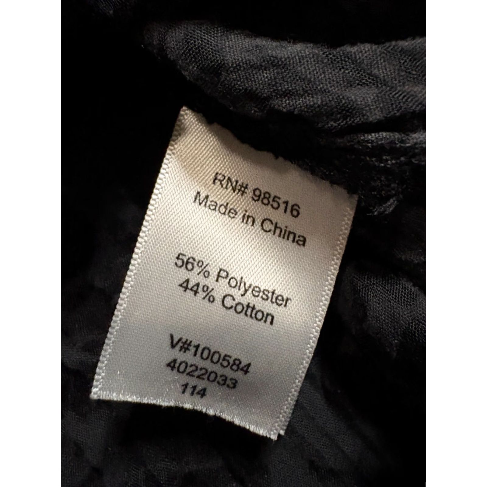 Coldwater Creek Coldwater Creek Womens Button Up Shirt L Black Lightweight Sheer Button-Up Casual Business 14-Size Regular Women Size L / US 10 / IT 46 - 6 Thumbnail