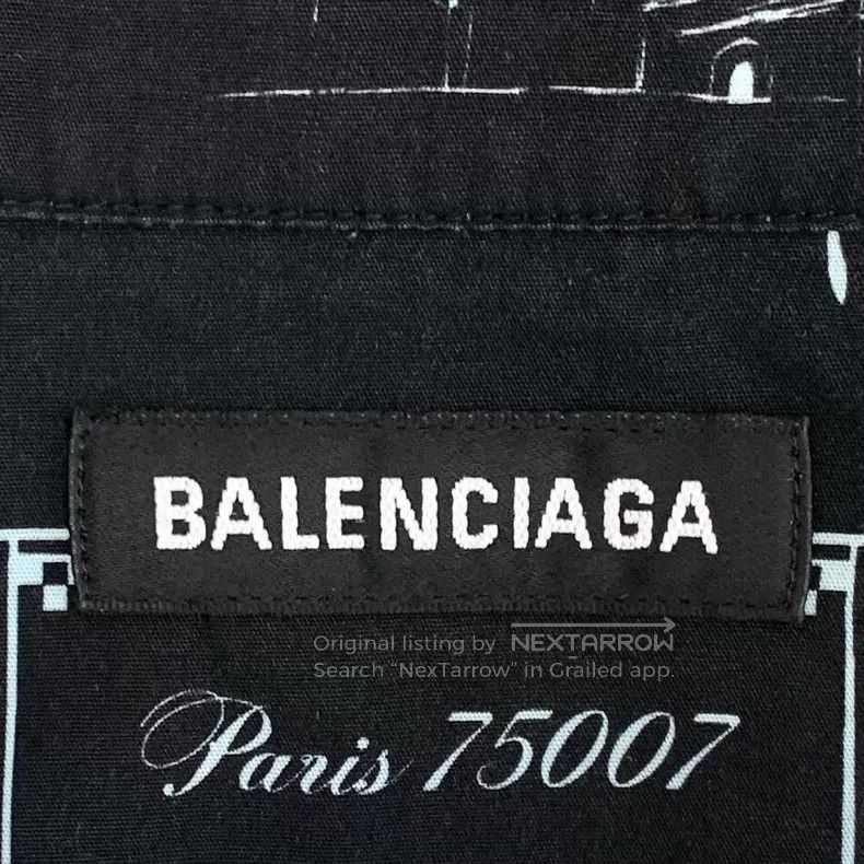 Other Balenciaga Size 41 Black Logo Letter Iron Tower Graffiti P Size US M / EU 48-50 / 2 - 5 Thumbnail
