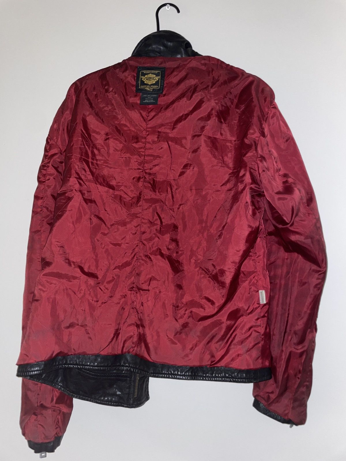 Superdry × Vintage Leather biker jacket Size US XL / EU 56 / 4 - 9 Thumbnail