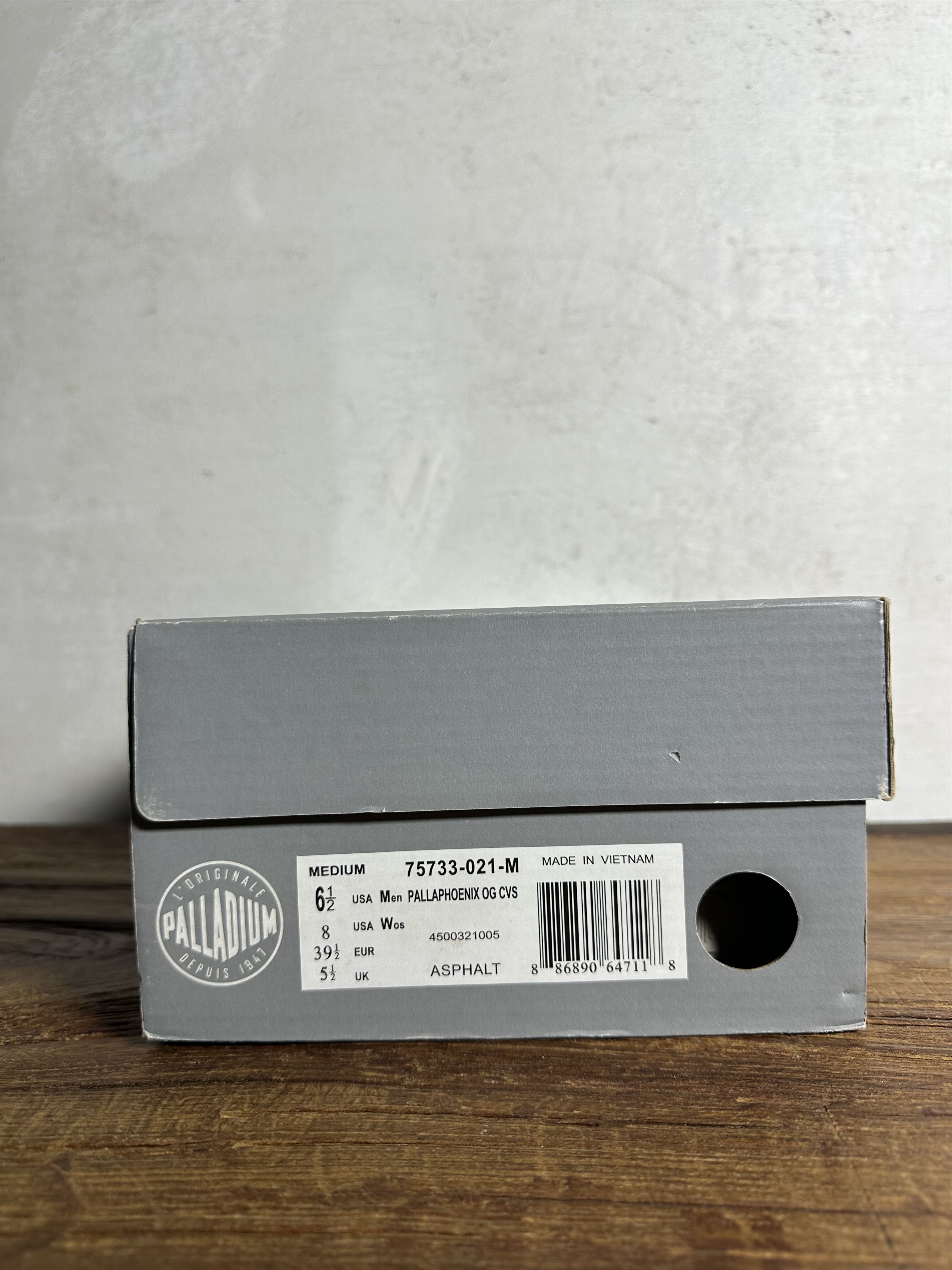 Palladium PALLAPHOENIX OG CANVAS ASPHALT SNEAKERS Size US 6.5 / EU 39-40 - 3 Thumbnail