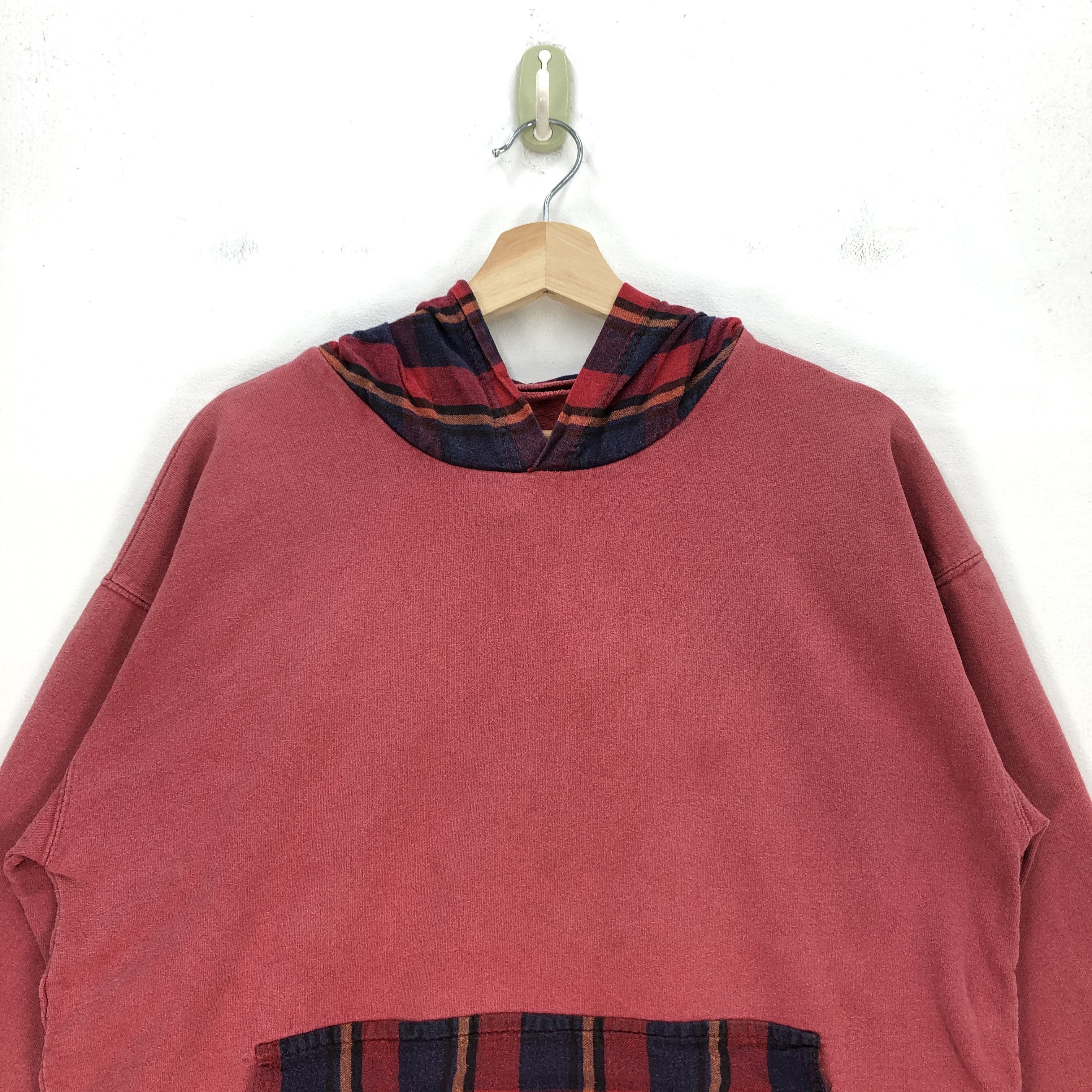Japanese Brand × Vintage Vintage Body Equip Sweater Hoodie Checkered Sweatshirt Size US M / EU 48-50 / 2 - 4 Thumbnail