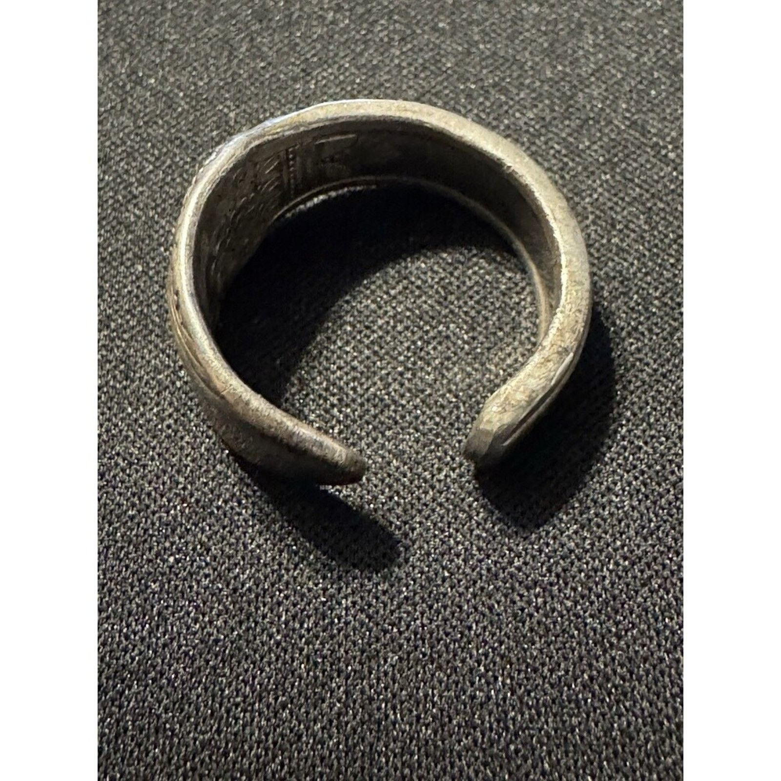 Other Sterling Tested Not Marked Spoon Ring Open Size 9 Size ONE SIZE - 6 Thumbnail