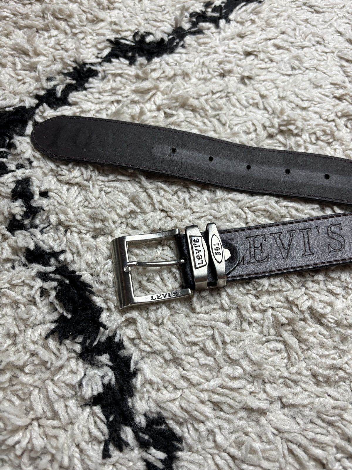 Genuine Leather × Levi's Levi’s 501 Real Leather Belt Size ONE SIZE - 3 Thumbnail