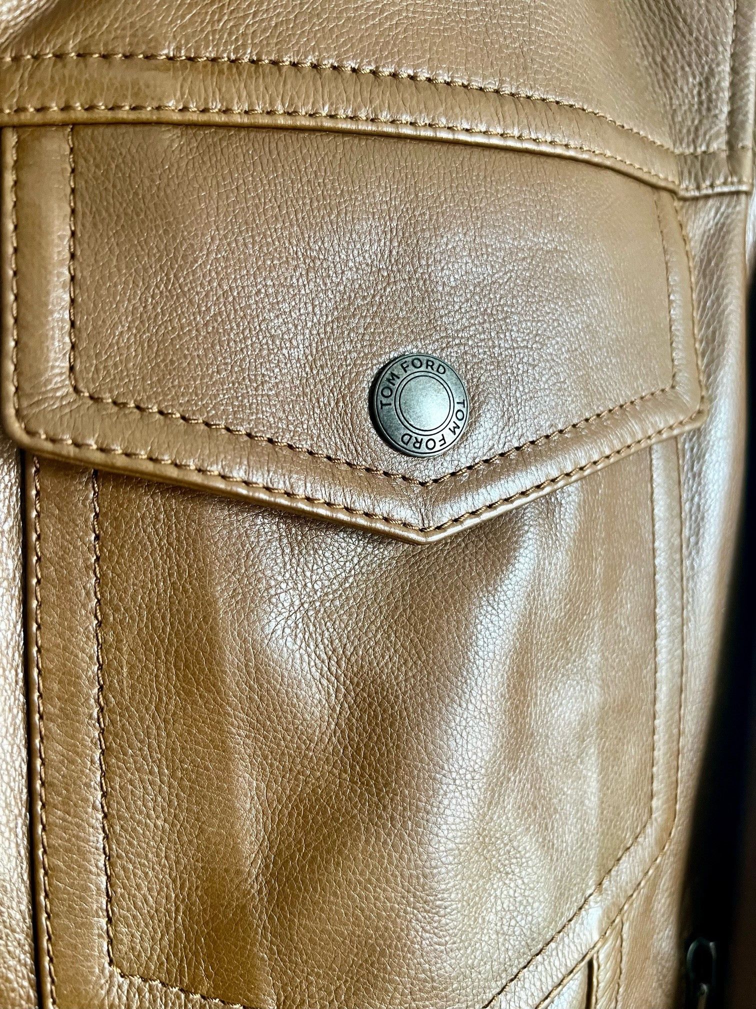 Tom Ford Tom Ford Leather Jacket Size US M / EU 48-50 / 2 - 5 Thumbnail