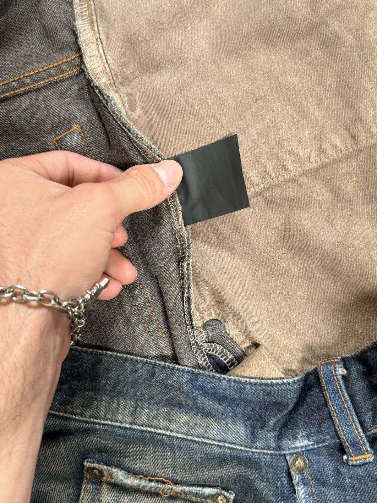 Balenciaga Balenciaga Skater Pant Dirty Dark Blue Denim Prototype Size US 30 / EU 46 - 9 Thumbnail