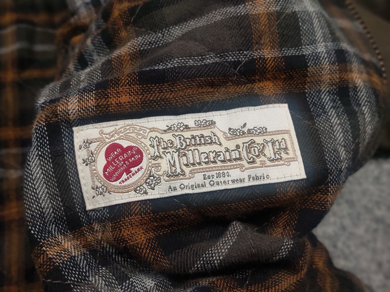 Vintage Vintage England The British Millerain Wax Jacket Barbour Size US S / EU 44-46 / 1 - 14 Thumbnail