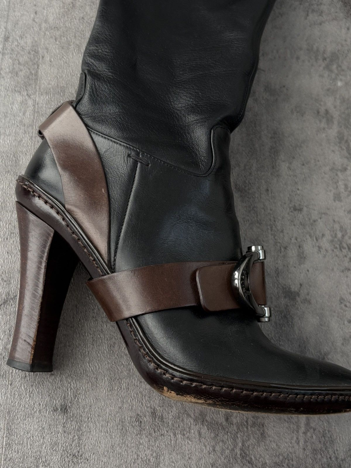 Celine Celine Riding Leather Boots Long Length Size US 8 / IT 38 - 6 Thumbnail