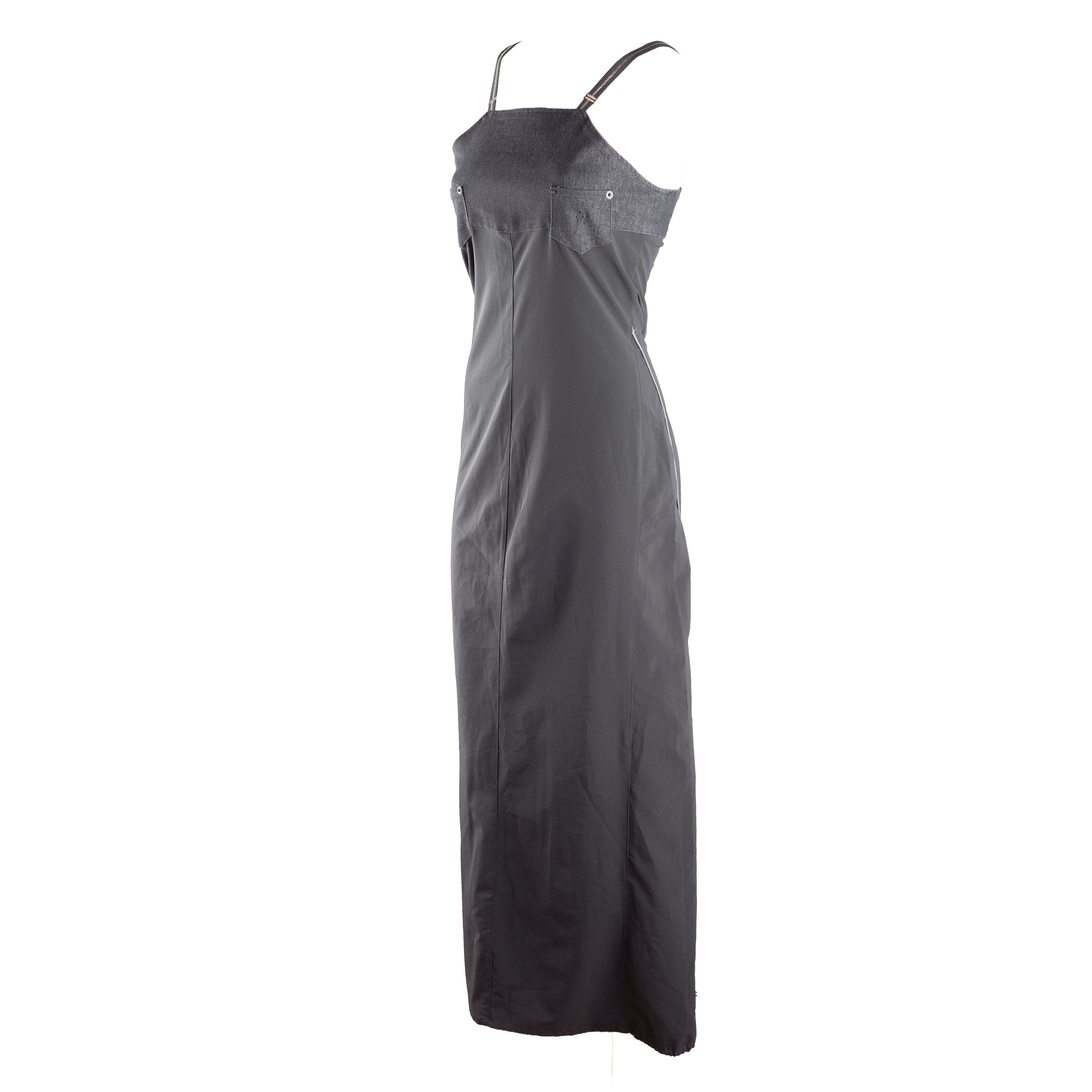 Cop Copine Cop Copine Vintage Black Maxi Dress (M) Size M / US 6-8 / IT 42-44 - 1 Thumbnail