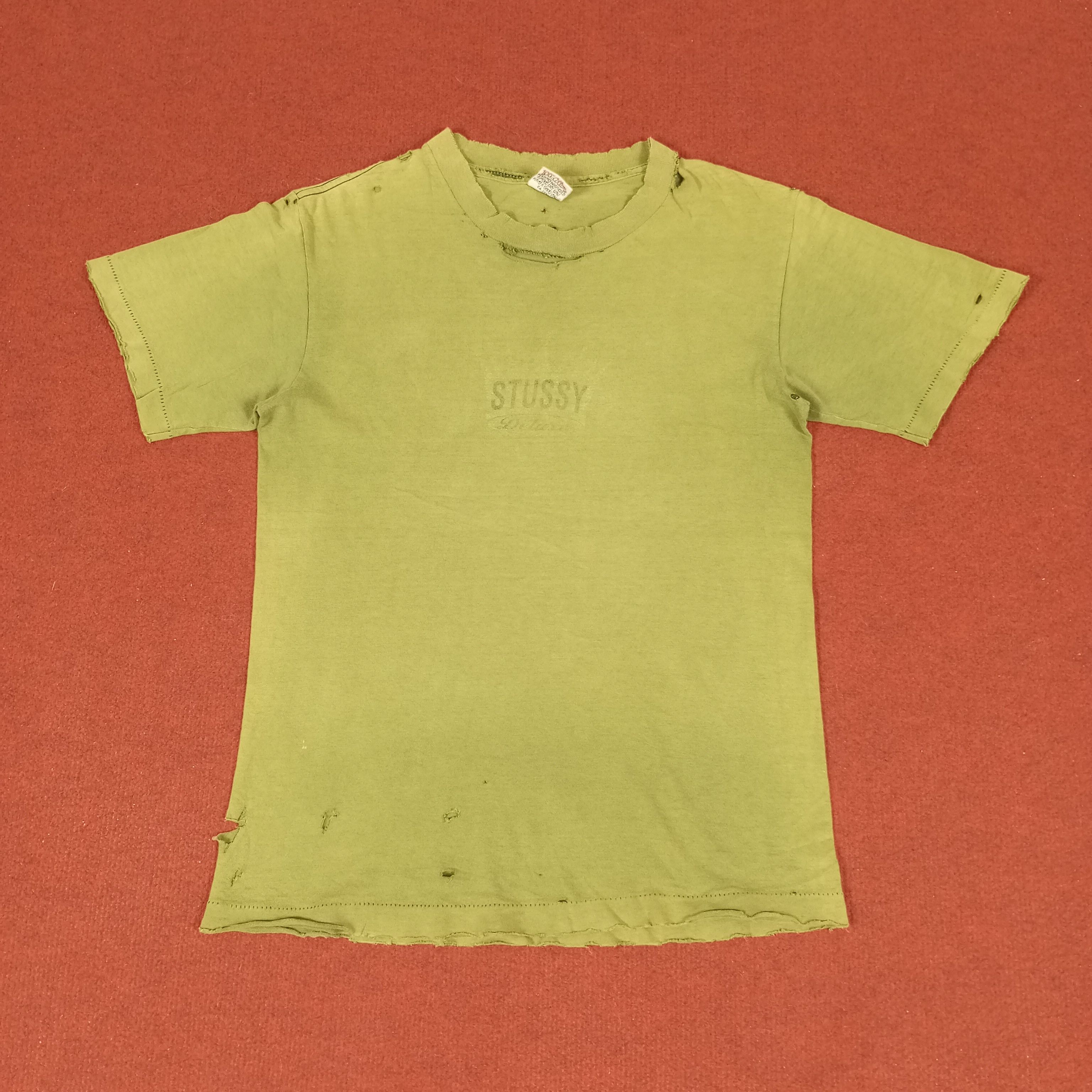 Stussy × Vintage Vintage Stussy Deluxe Streetwear Distressed Tshirt Size US S / EU 44-46 / 1 - 3 Thumbnail