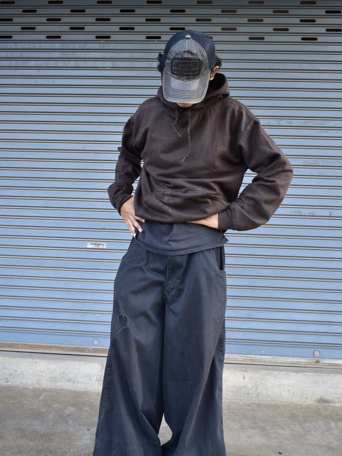 Russell Athletic × Vintage 🤎 Vintage Gildan Blank Hoodie Size US M / EU 48-50 / 2 - 10 Thumbnail