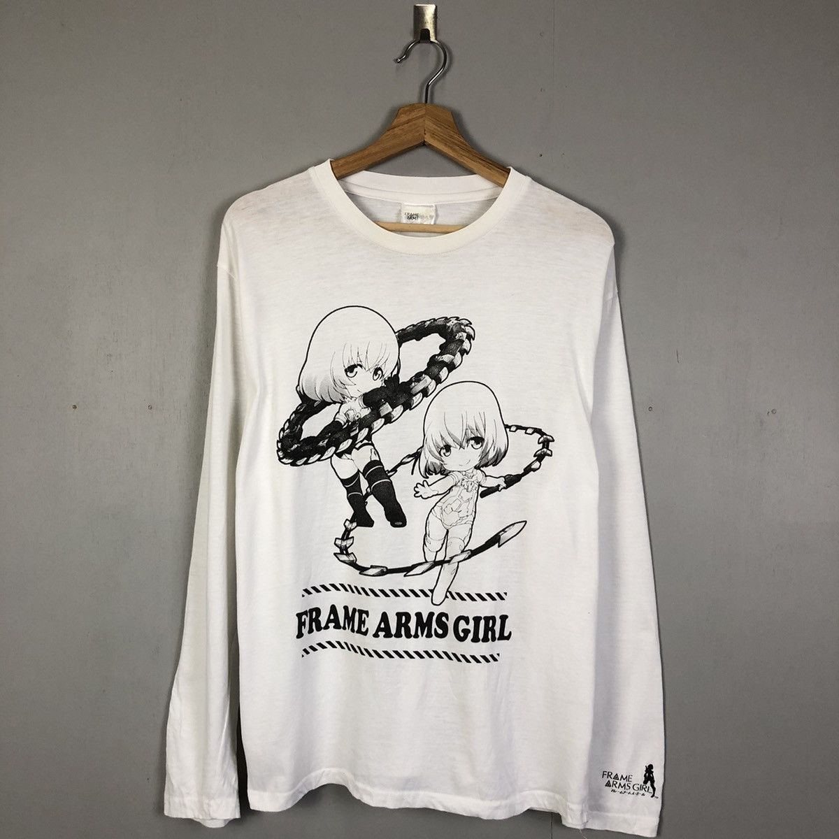 Anime Vintage y2k Frame Arms Girl Anime Long Sleeve Tshirt Size US L / EU 52-54 / 3 - 1 Thumbnail