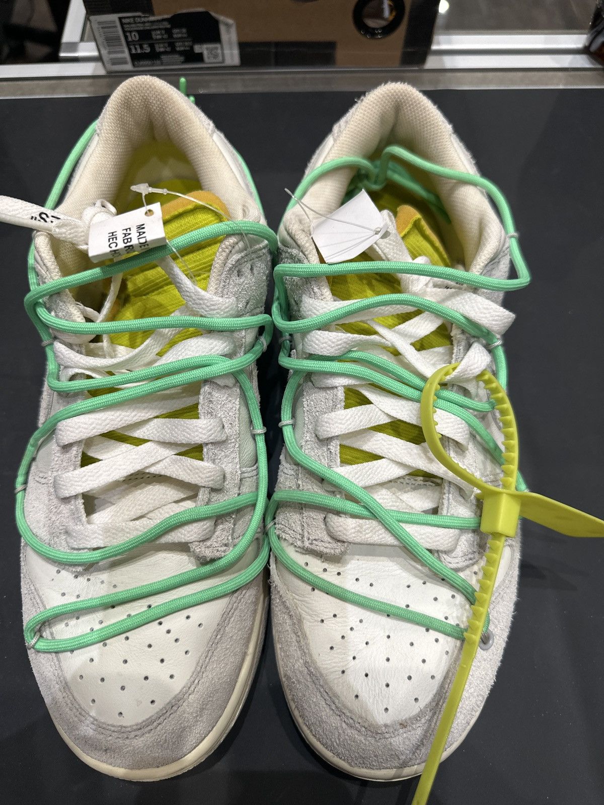 Nike × Off-White Nike Off-White Dunk Low Lot 14 Size US 10 / EU 43 - 3 Thumbnail