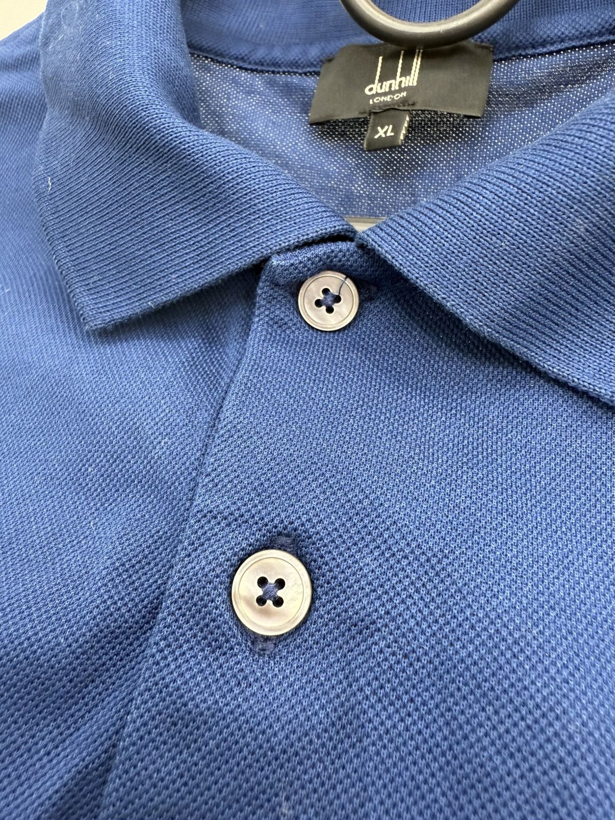 Alfred Dunhill Dunhill Cotton Logo Polo Shirt Size US XL / EU 56 / 4 - 5 Thumbnail