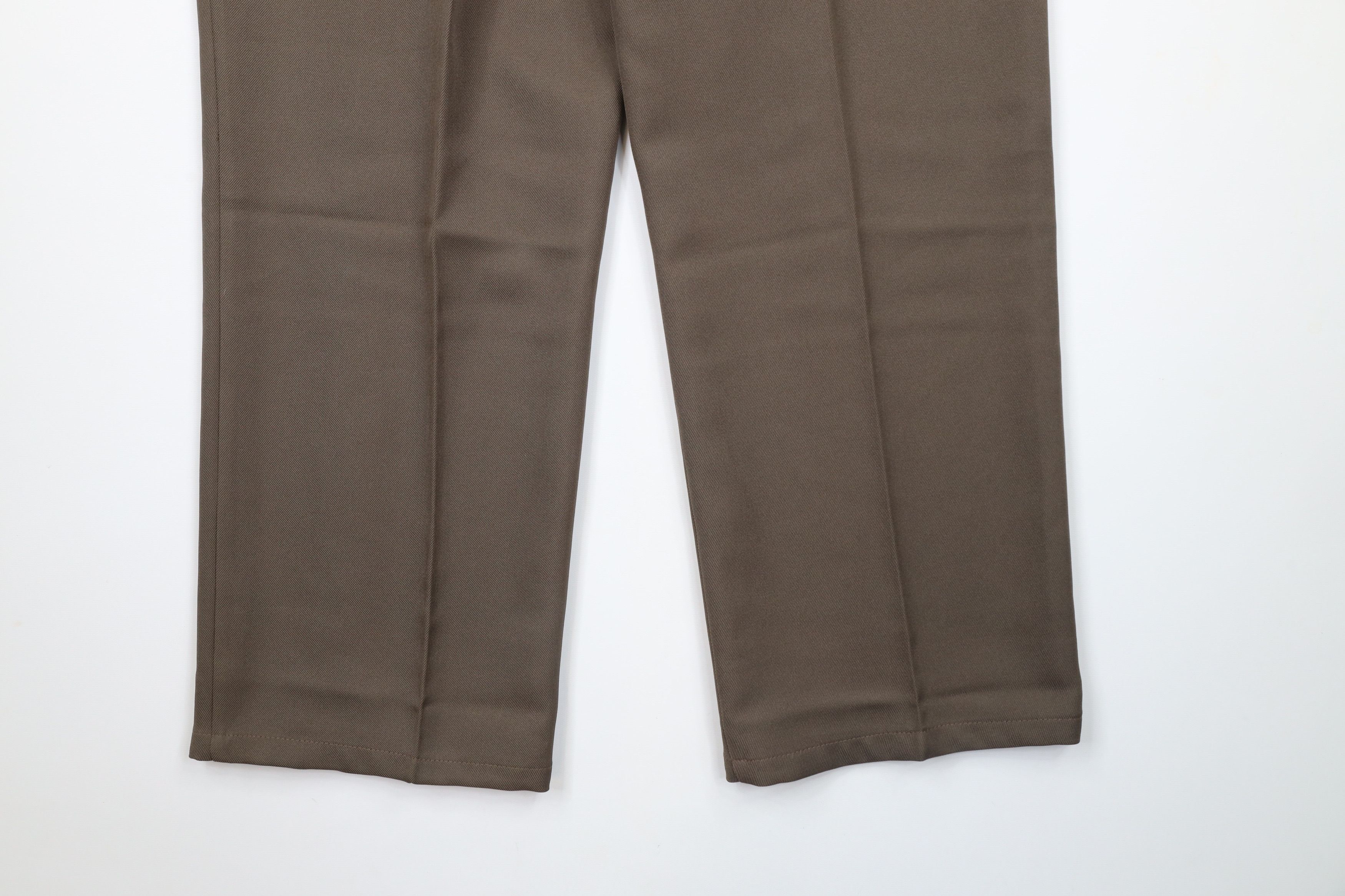 Vintage Vintage 90s Streetwear Flared Wide Leg Chino Pants Brown Size US 38 / EU 54 - 11 Thumbnail