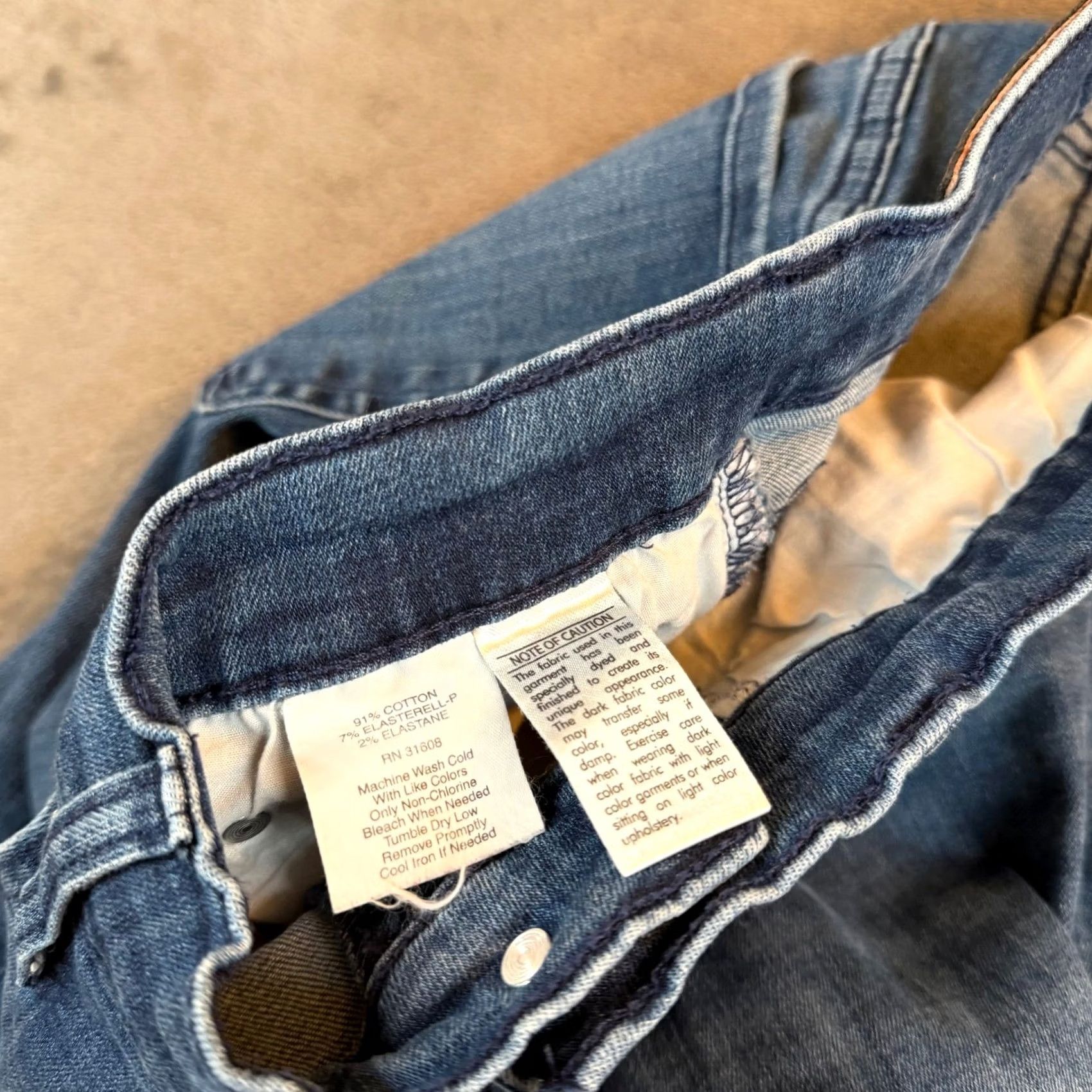 Denime JOS A BANK Slim Fit Jeans Denim Pants Casual Comfort Mens 36x32 Blue Straight Jeans Mens Slim Fit Casual Denim Topwear Size US 36 / EU 52 - 6 Thumbnail