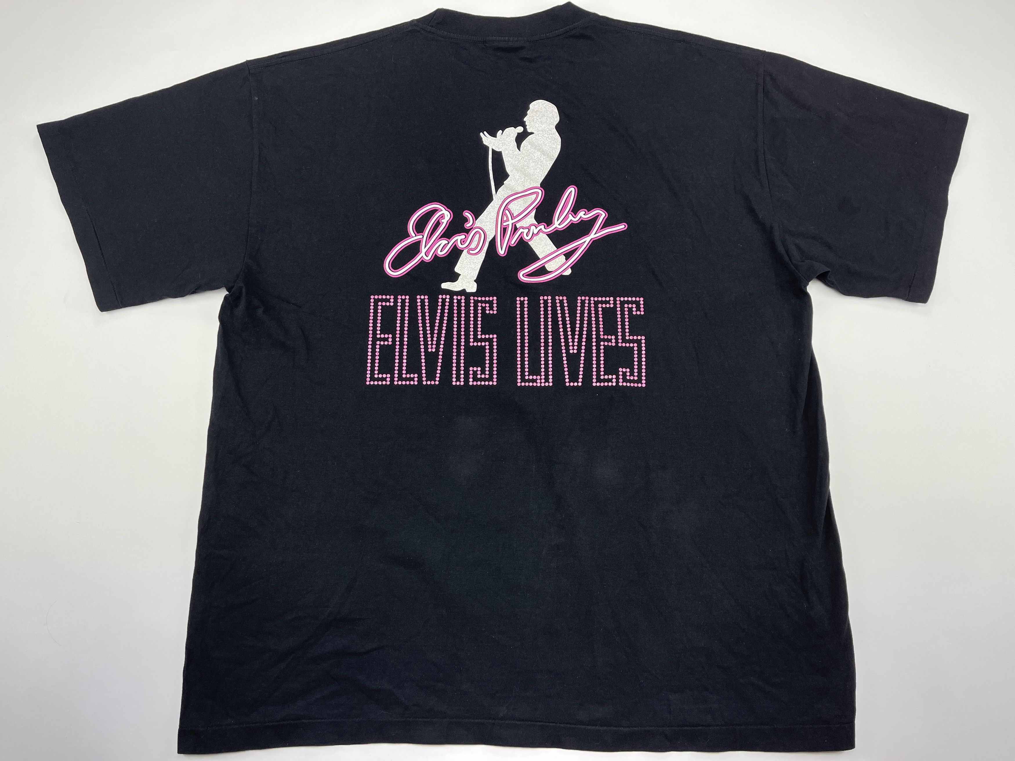 Band Tees Vintage Elvis Presley T-shirt, 90s, music, Graceland, XXL Size US XXL / EU 58 / 5 - 2 Thumbnail