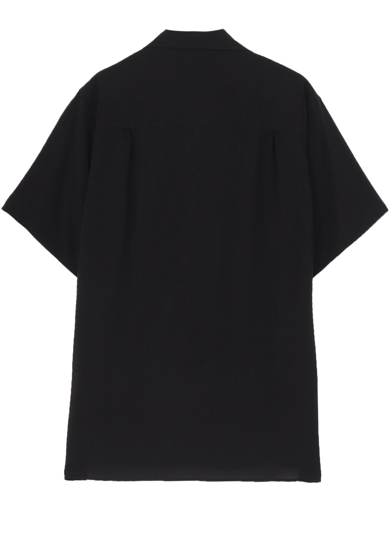 Yohji Yamamoto Yohji Yamamoto POUR HOMME - CELLULOSE OPEN COLLAR BLOUSE Size US L / EU 52-54 / 3 - 5 Thumbnail