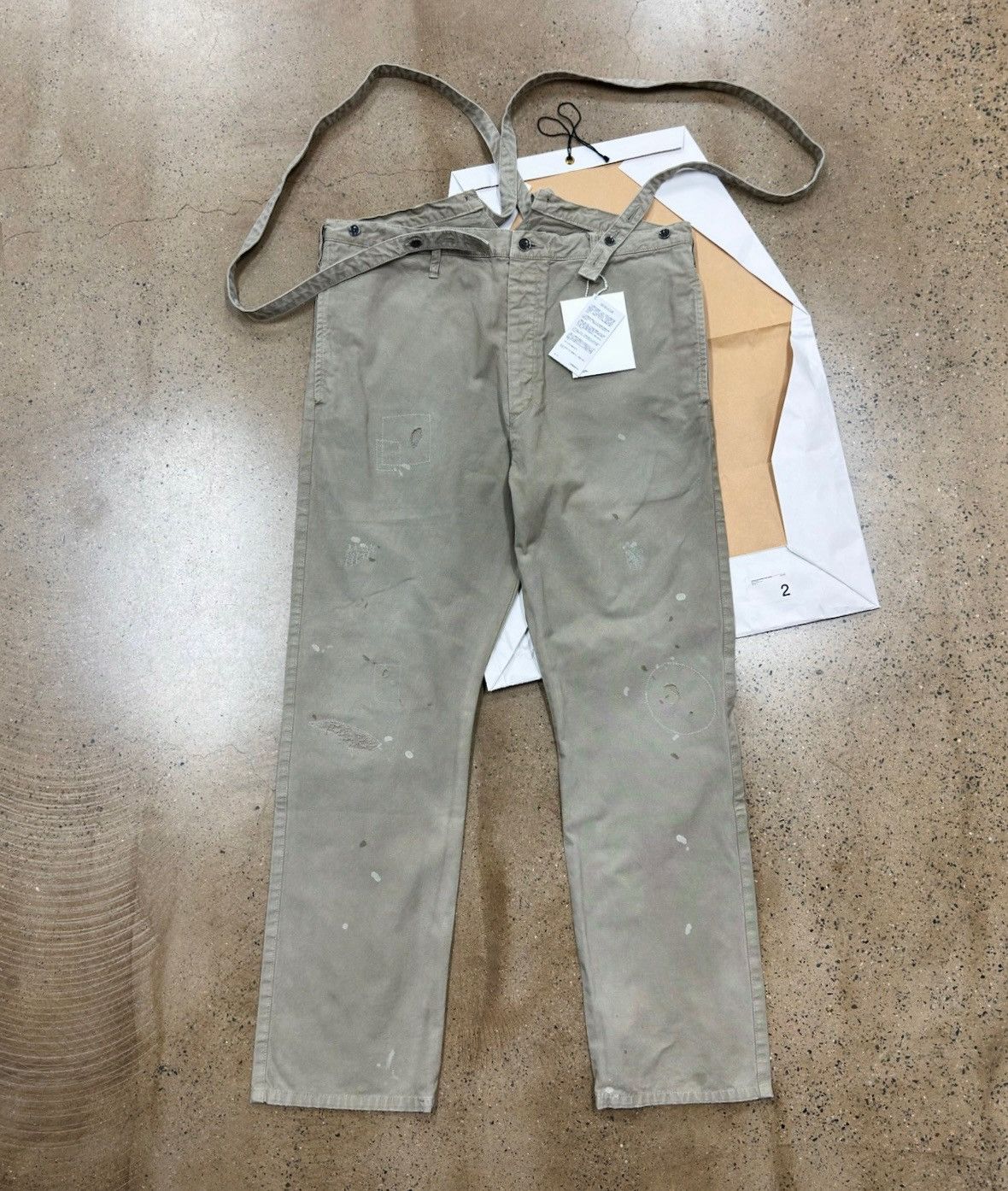 Visvim Visvim 21aw TRAVAILLER BRACES PANTS DMGD Size US 34 / EU 50 - 1 Thumbnail
